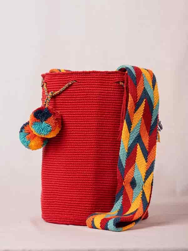 Mochila Dos Borlas Normal - miniatura 2