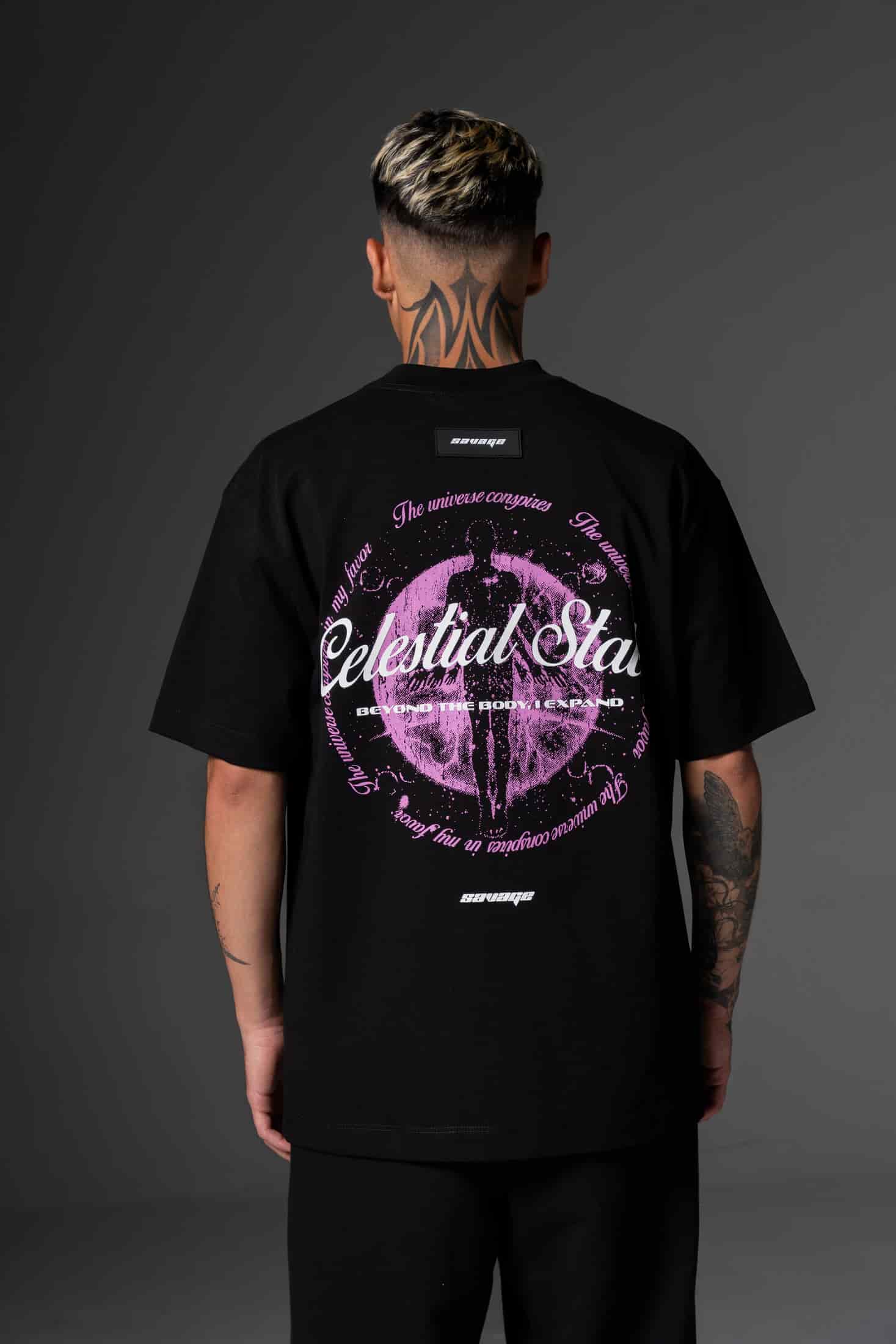 T shirt Celestial rosa 250 gramos - miniatura 1