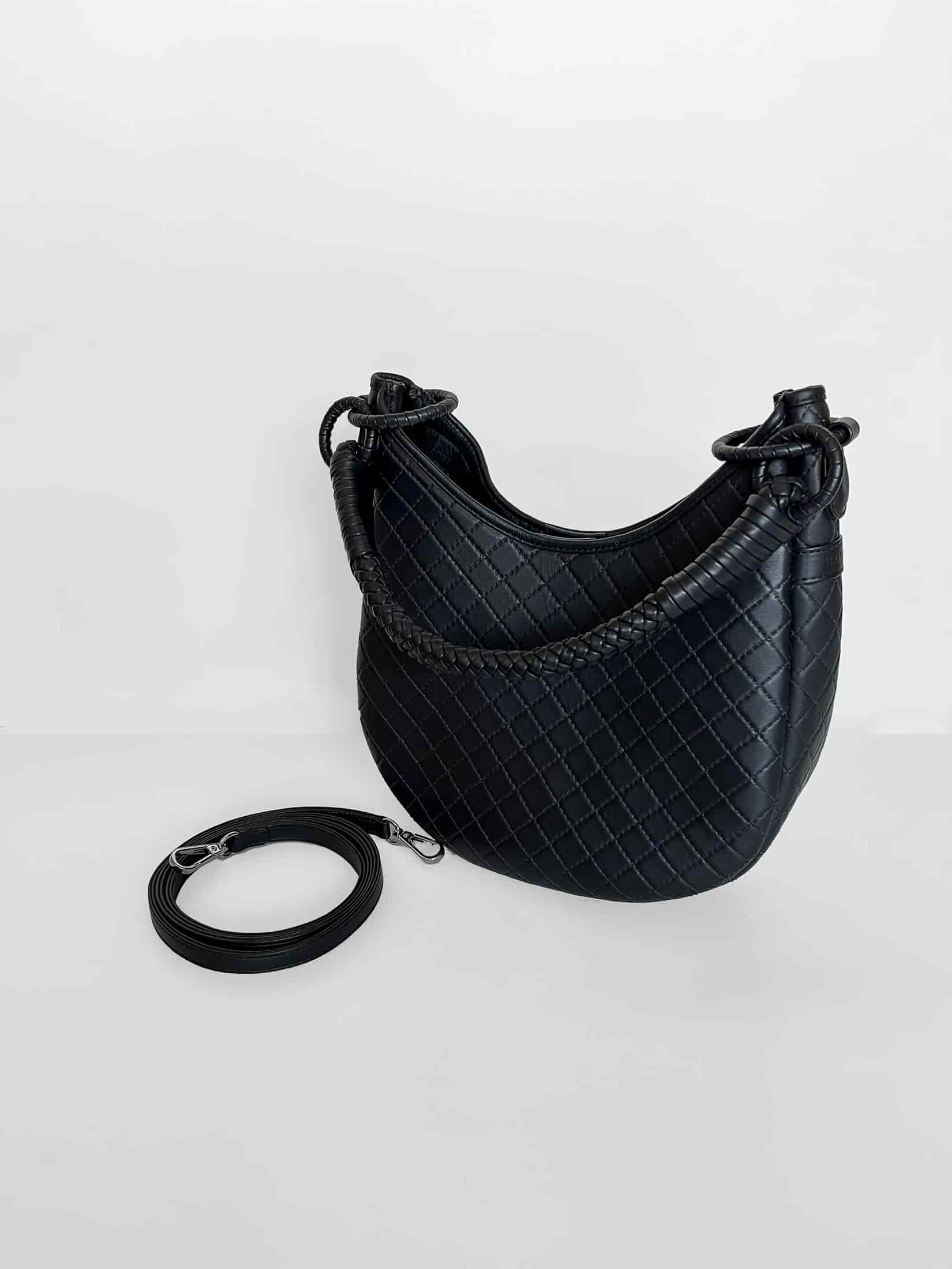 Saddle Shoulder Bag, Black - miniatura 6
