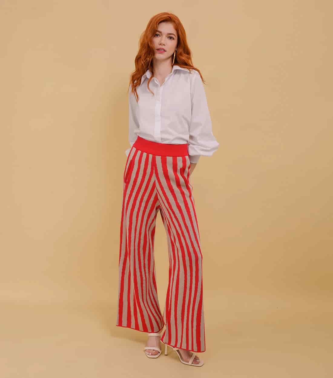 Pantalon Fortuna Pop Rojo. - miniatura 2