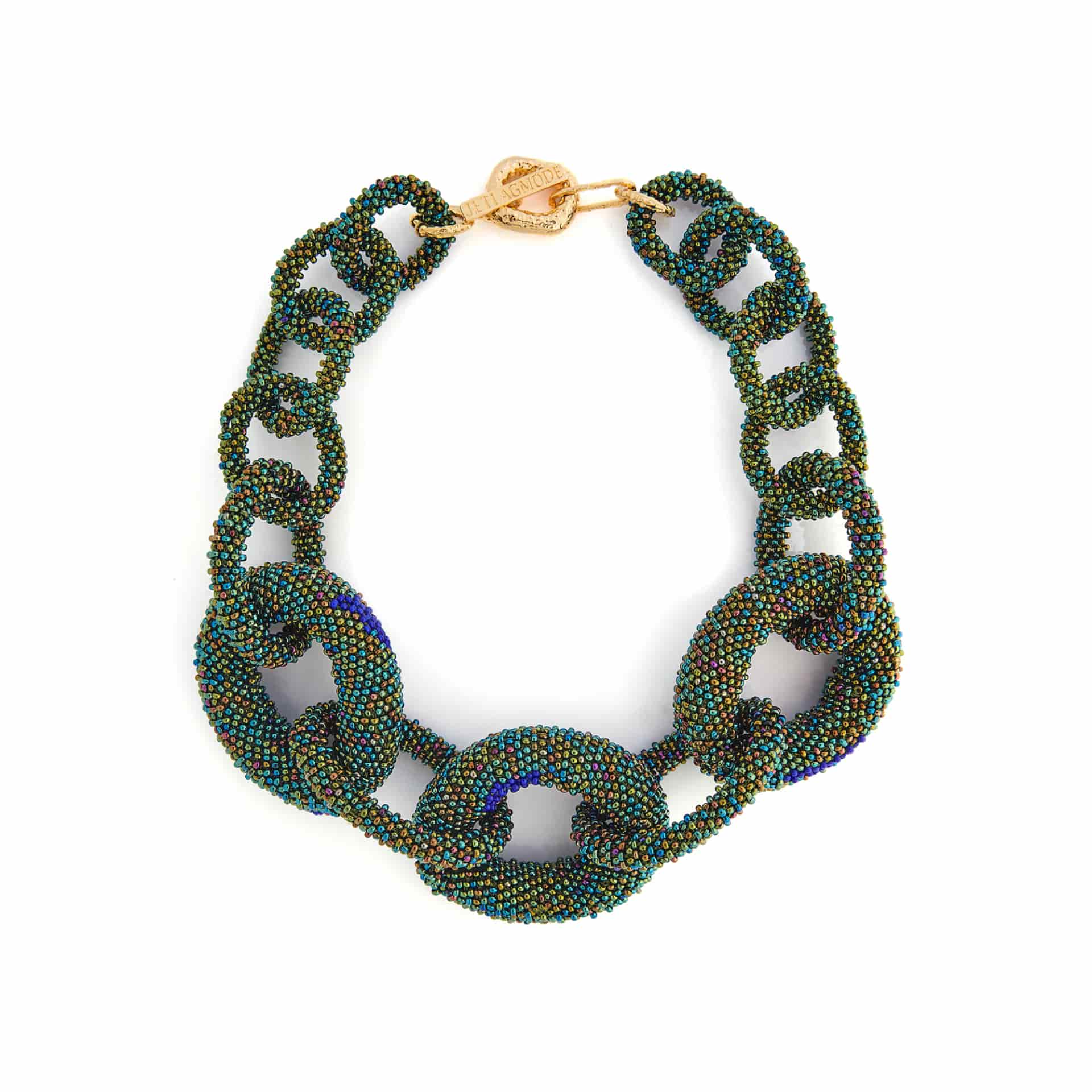 Link Beaded Necklace - miniatura 11