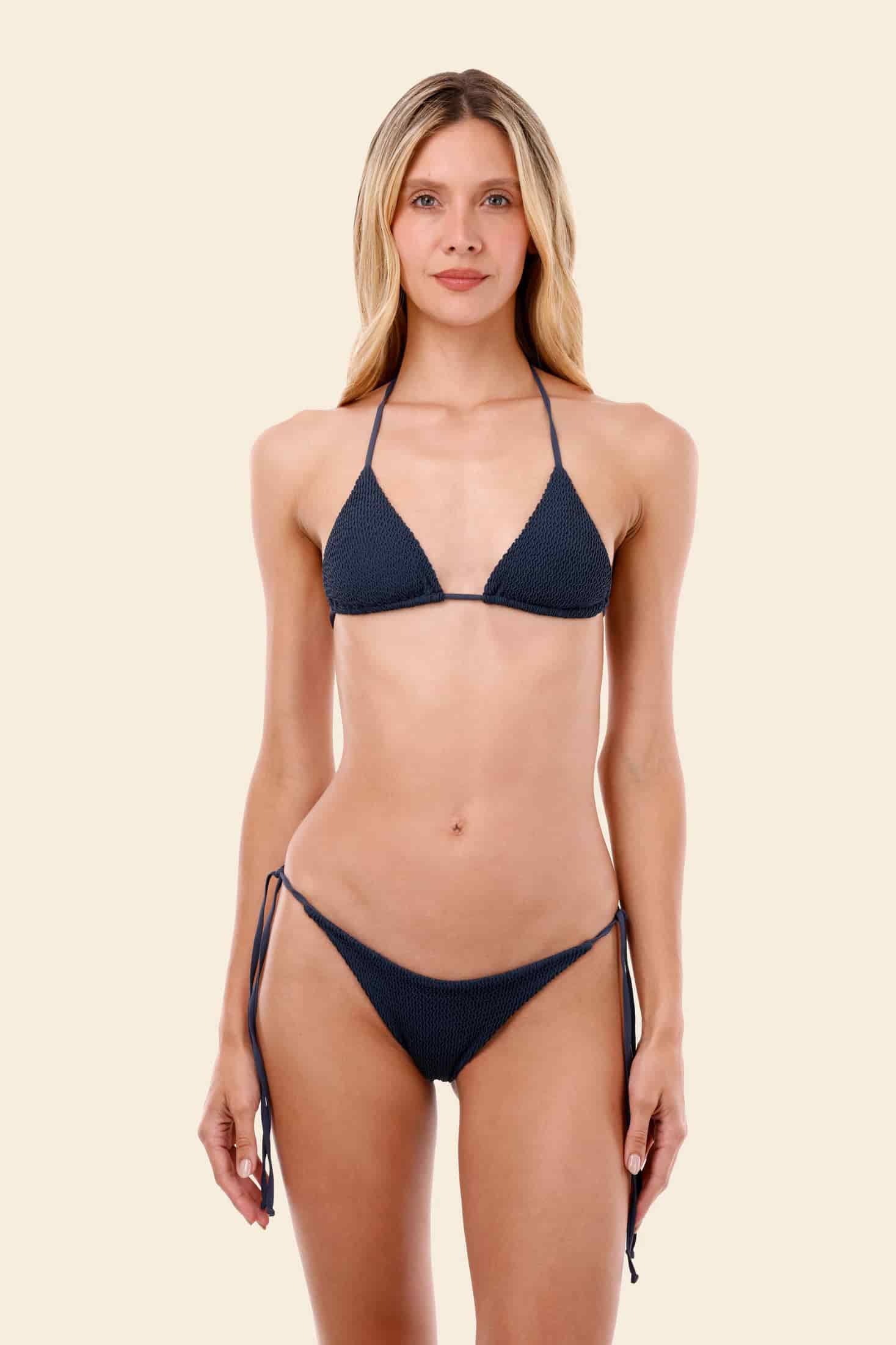 Textured Wave Deep Blue Dolly  Bottom - miniatura 2