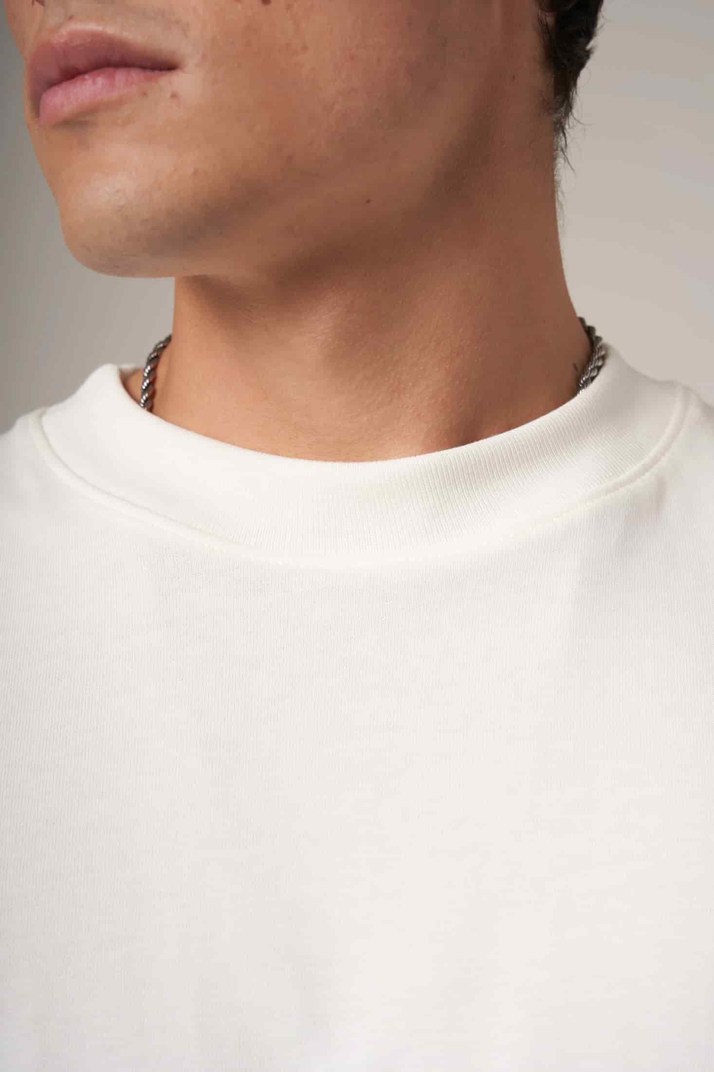 CAMISETA 250 GRAMOS, 100% ALGODÓN CREMA - miniatura 6