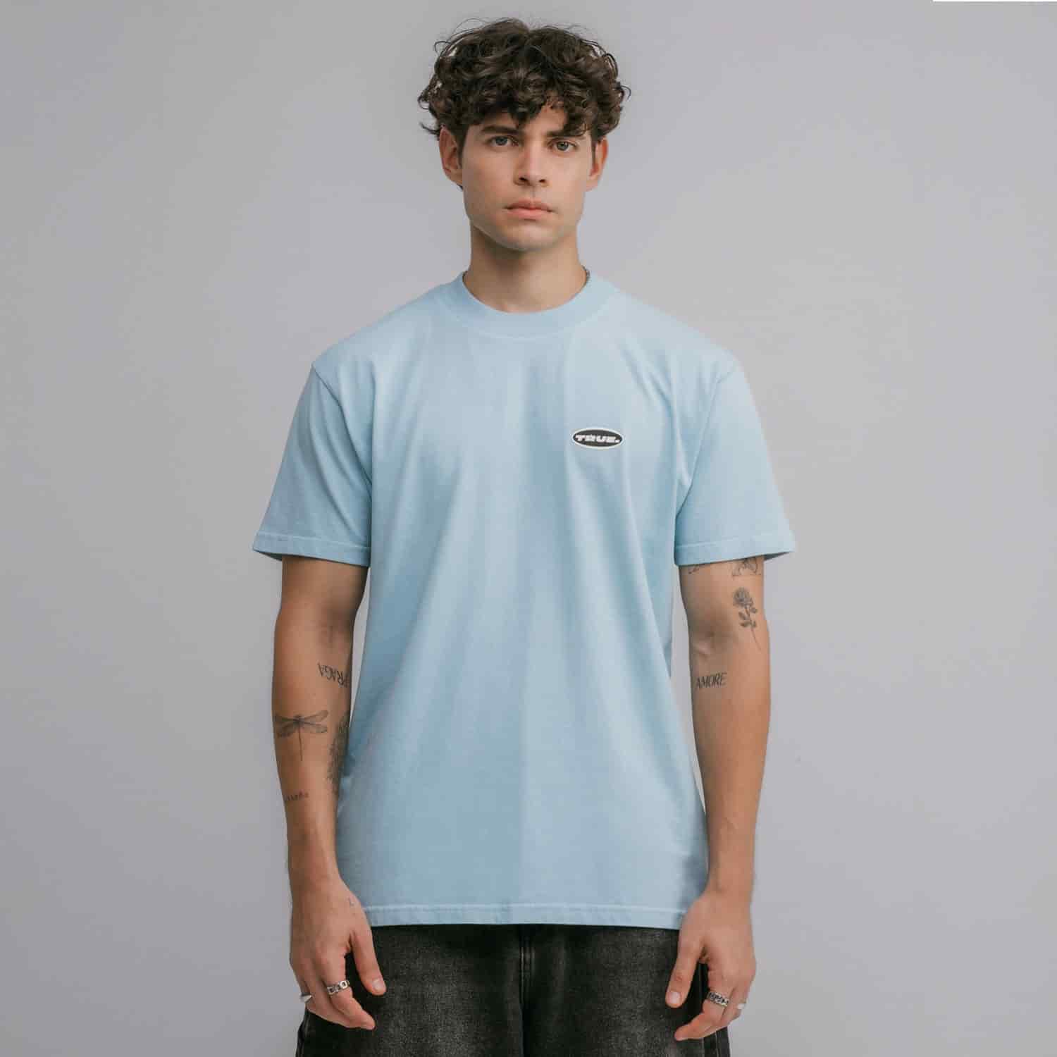Moonlight Regular T-Shirt - Pastel Blue - miniatura 3