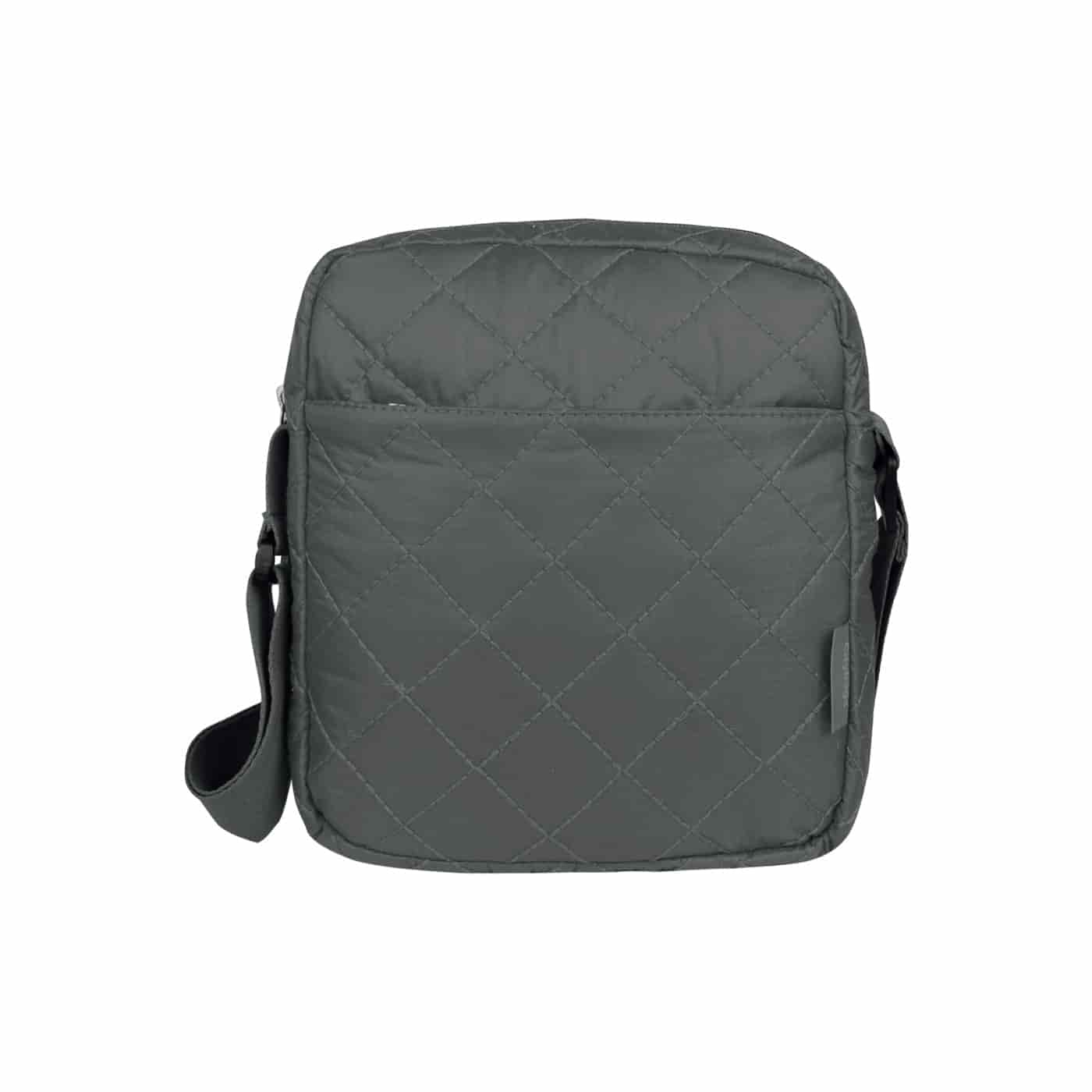 Bolso Manos Libres Viajero puffer Gris - miniatura 5