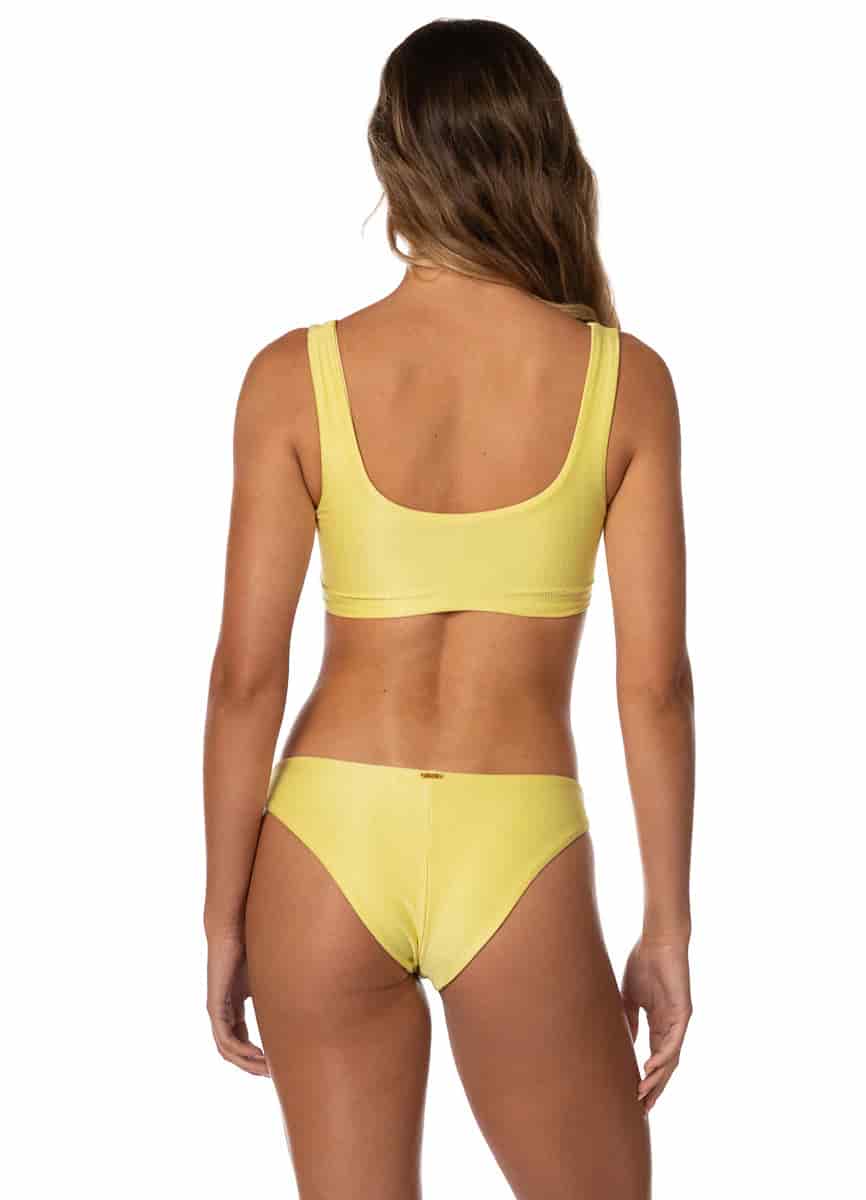 Maaji Golden Ray Iconic Low Rise Thin Side Bikini Bottom - miniatura 1