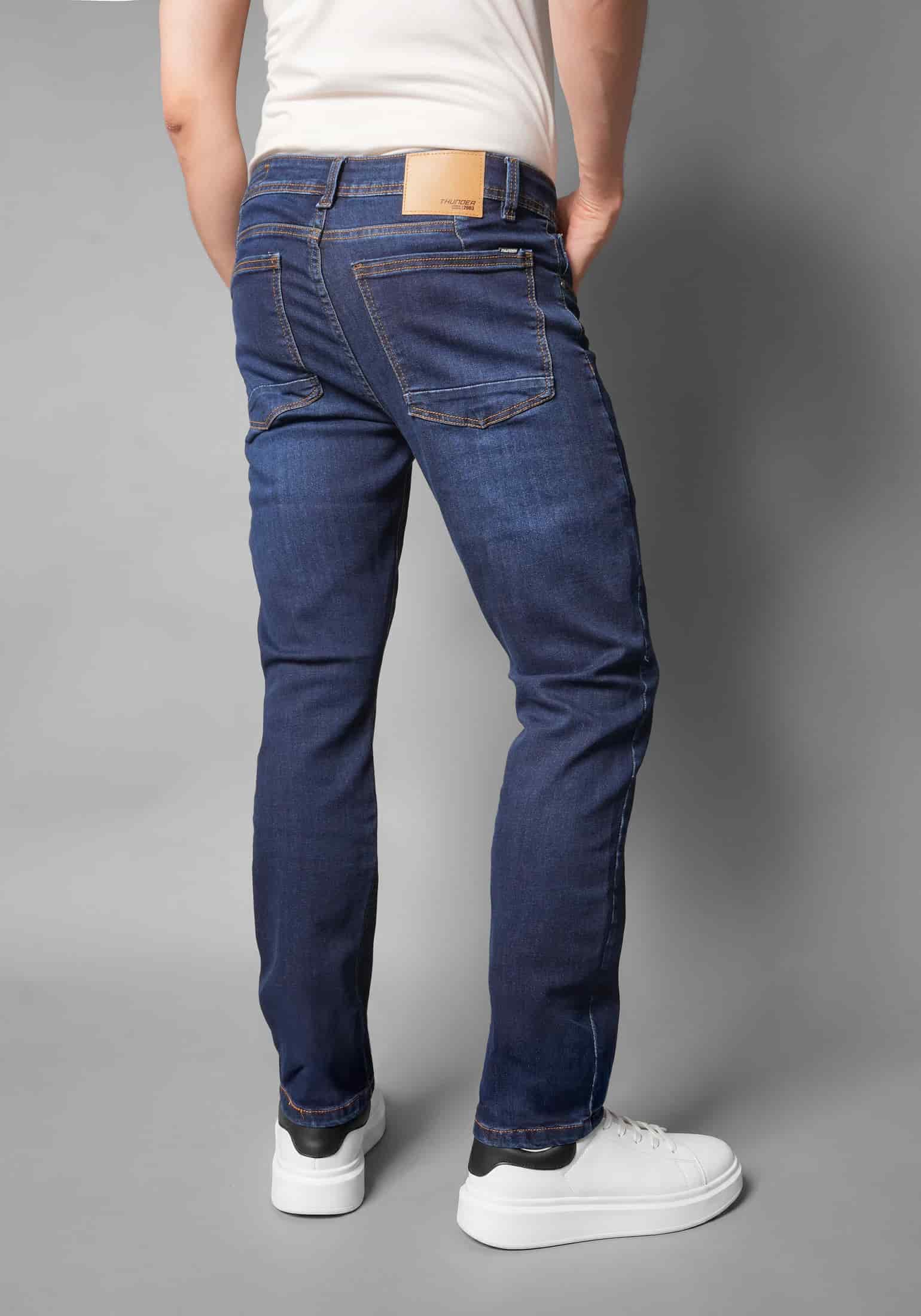 Jean para Hombre en Tono Azul Oscuro Thunder - miniatura 2