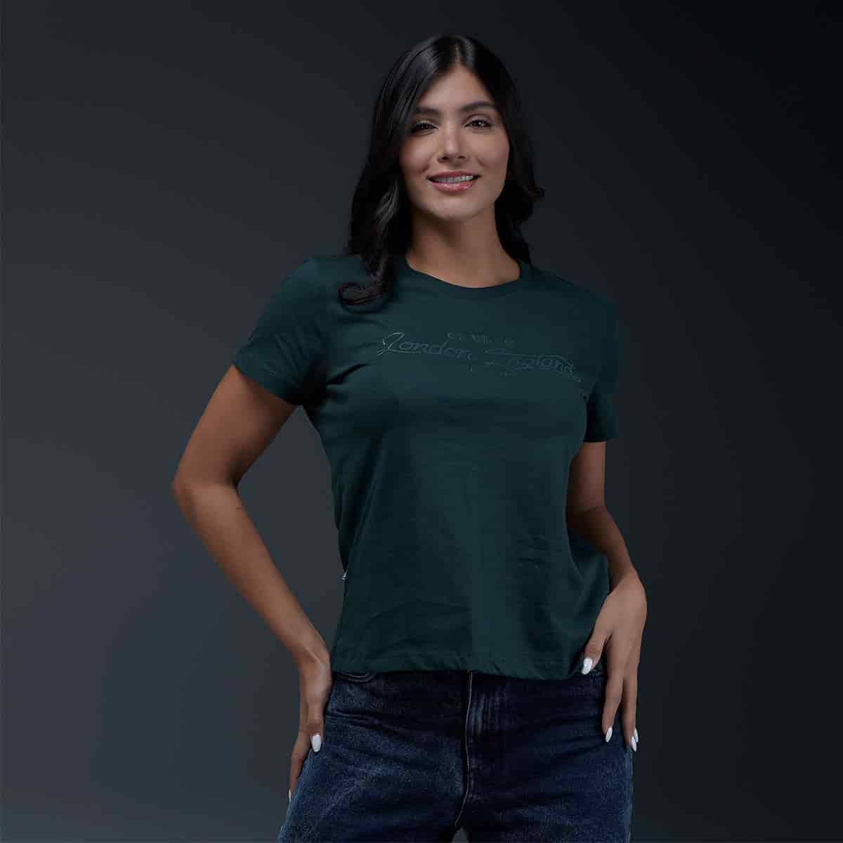 Camiseta Verde Mujer - miniatura 1