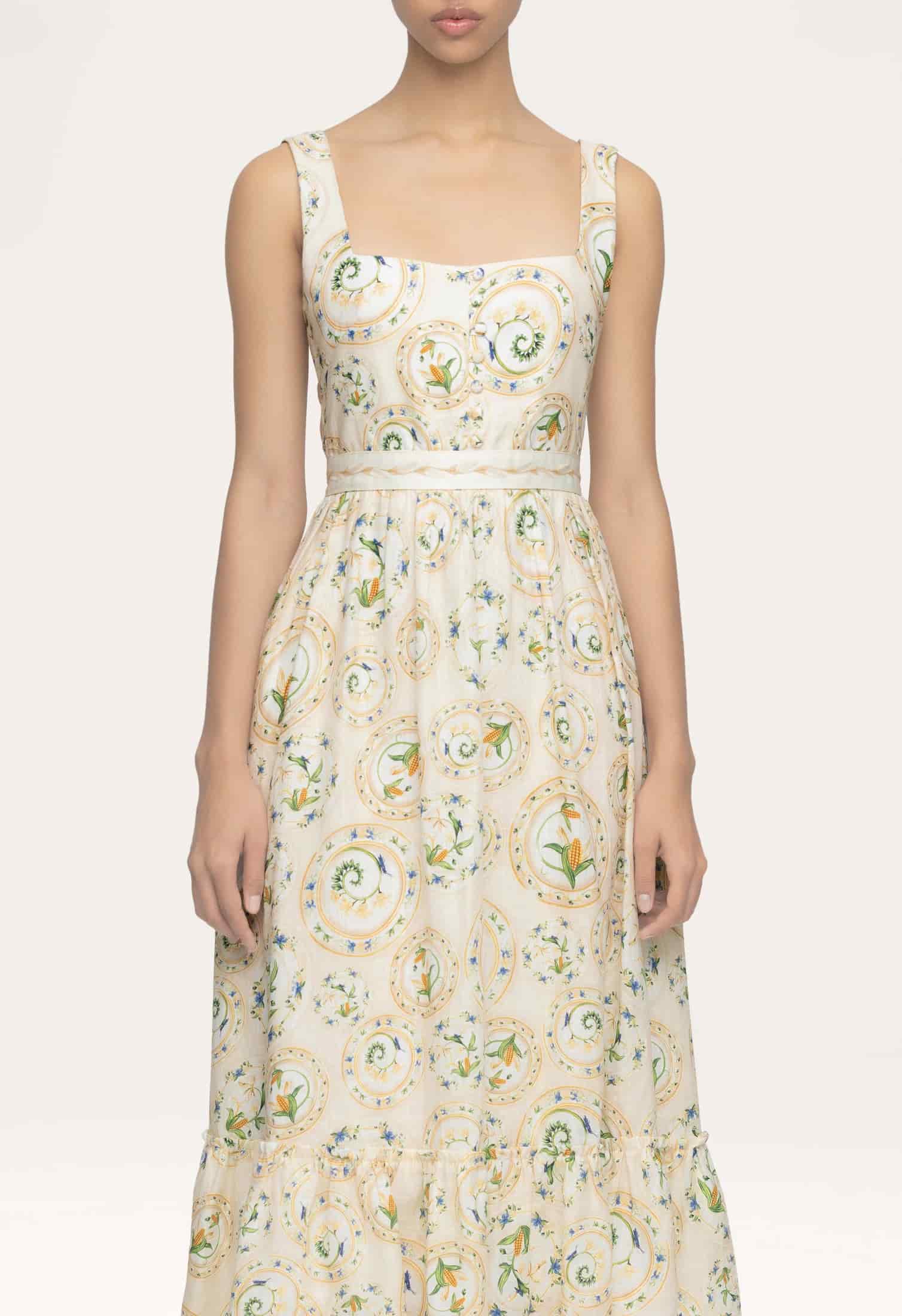 Melon Menaje Midi Dress - miniatura 4