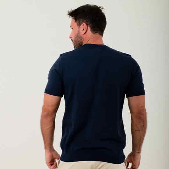 T-SHIRT BASICO TEJIDO HOMBRE - miniatura 7