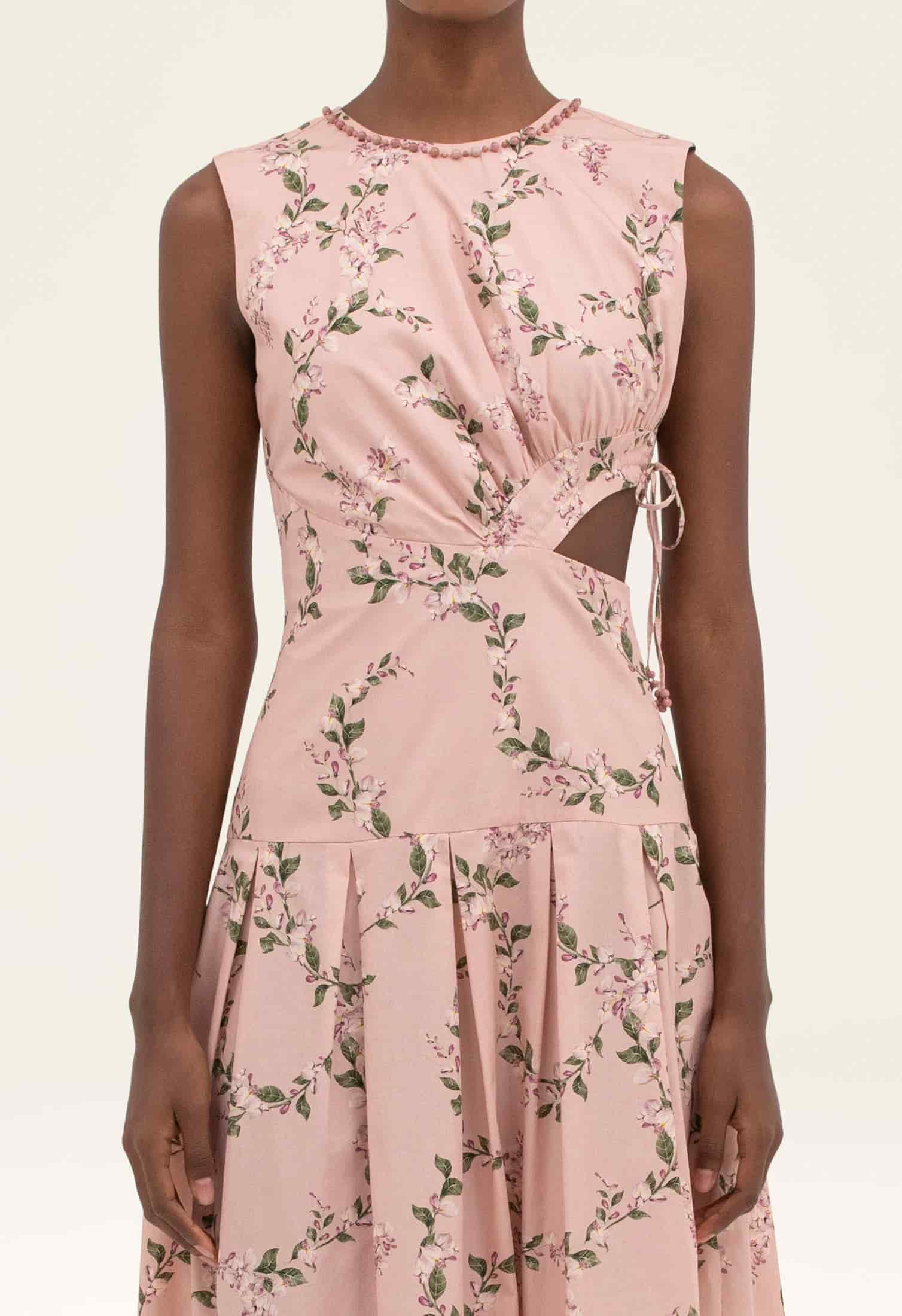 Otoño Wisteria Midi Dress - miniatura 5