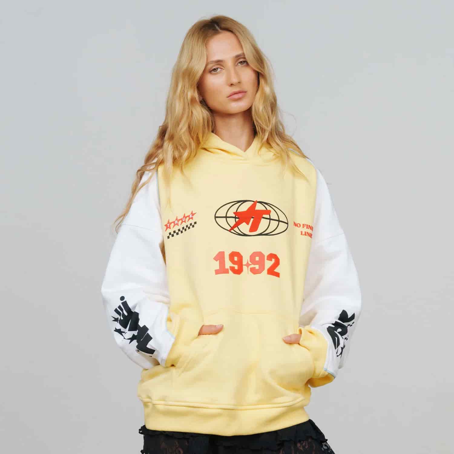 Fast Track Hoodie - Butter Yellow - miniatura 10