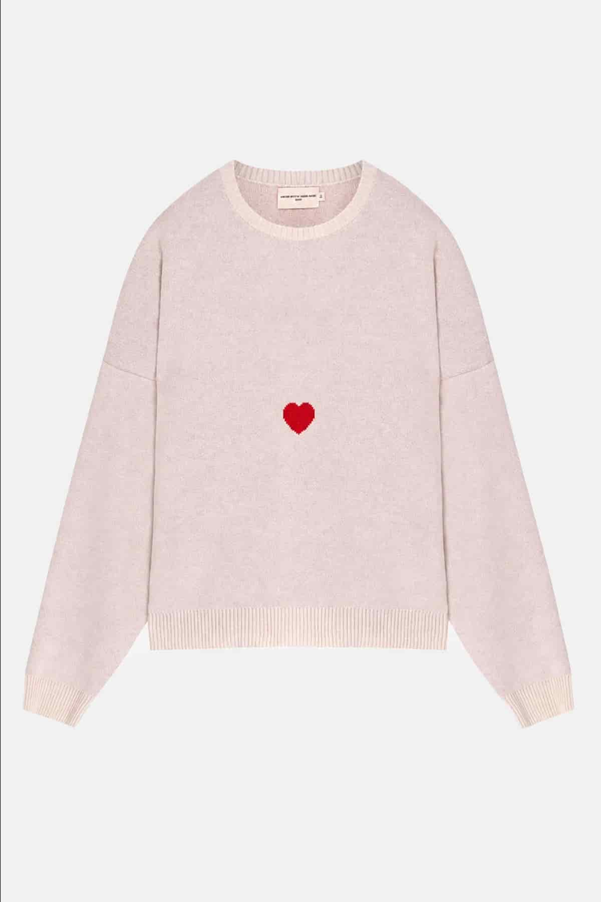 Heart Sweater White - miniatura 1