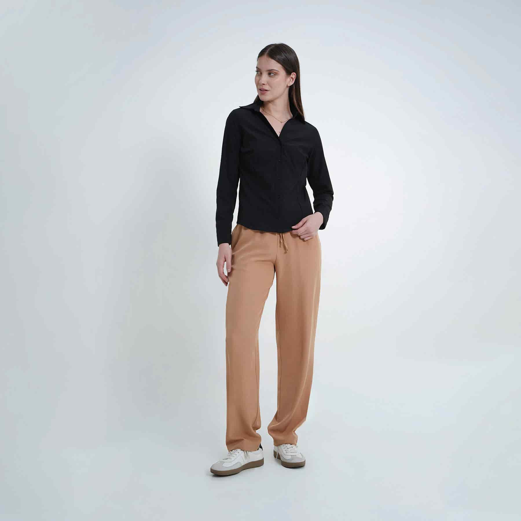 Pantalón básico bota recta cintura elástica - miniatura 7