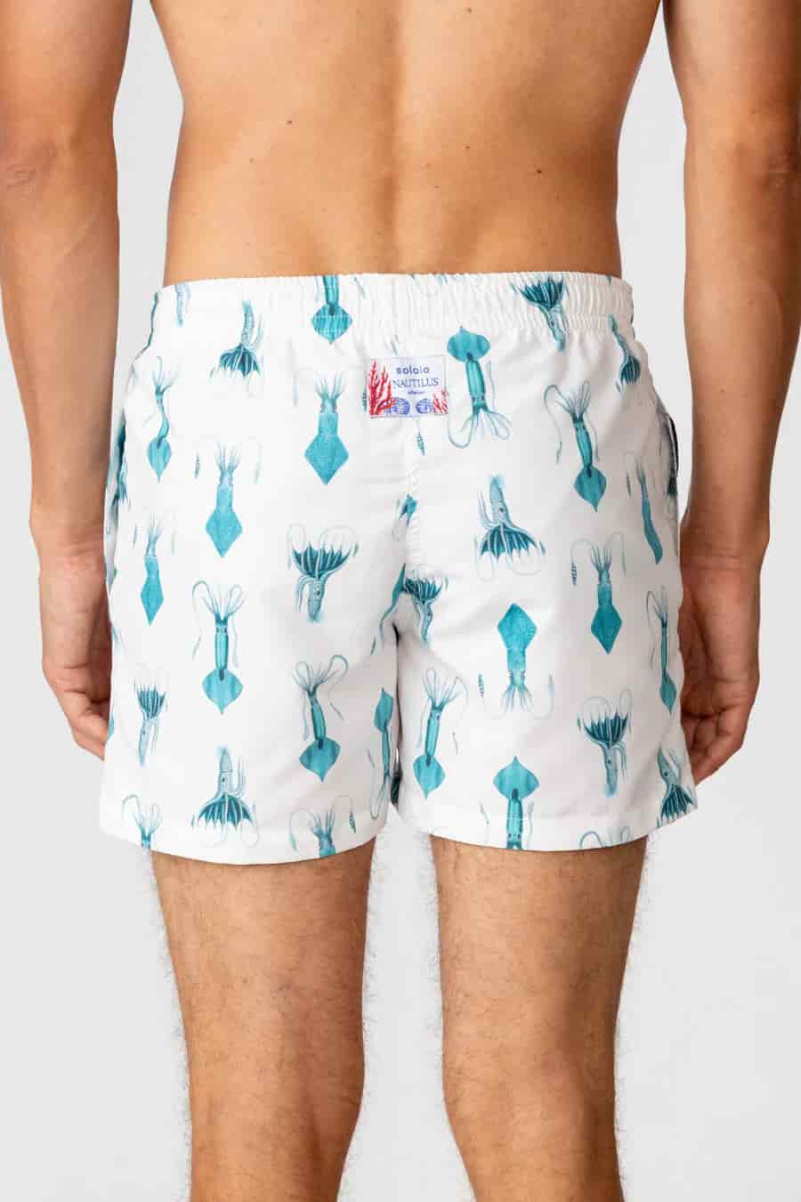 Men's swim trunk white egret - miniatura 13