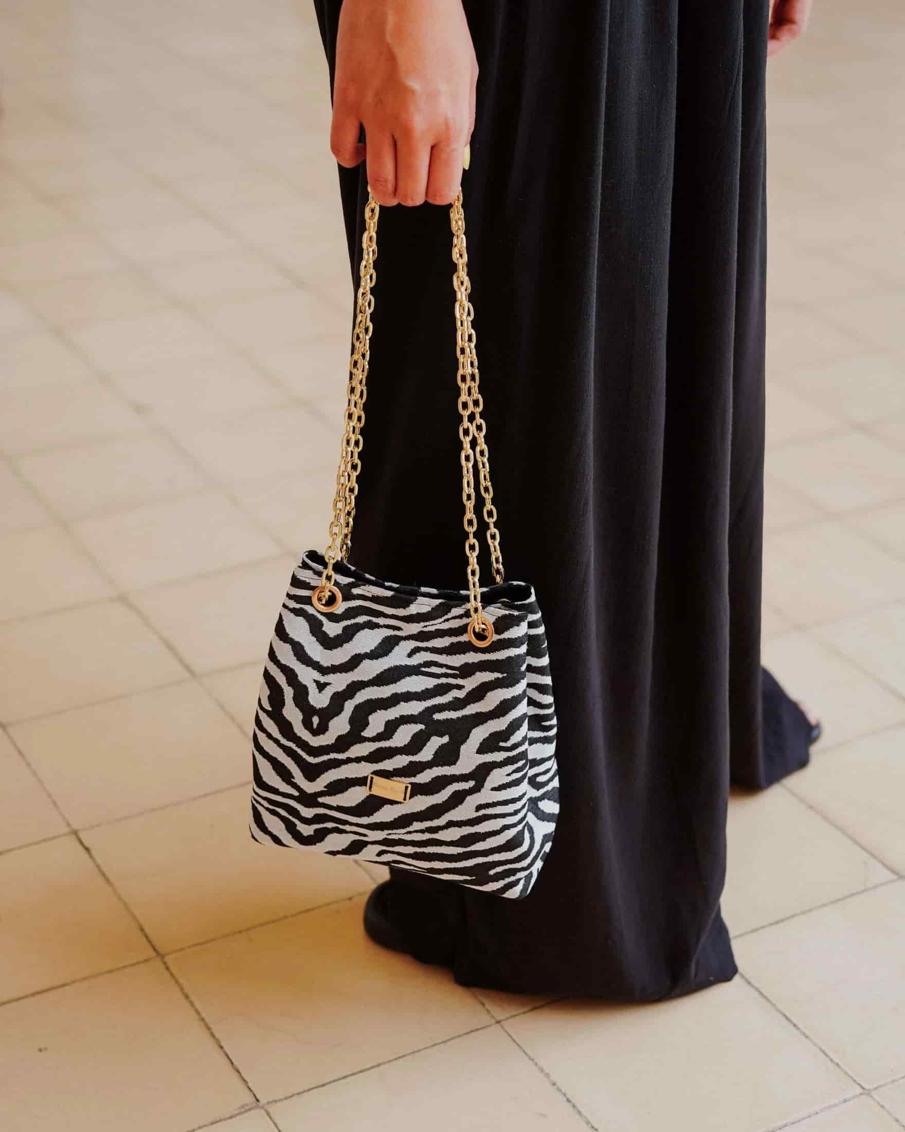 Bolso Camelia Pequeño – Cebra - miniatura 2