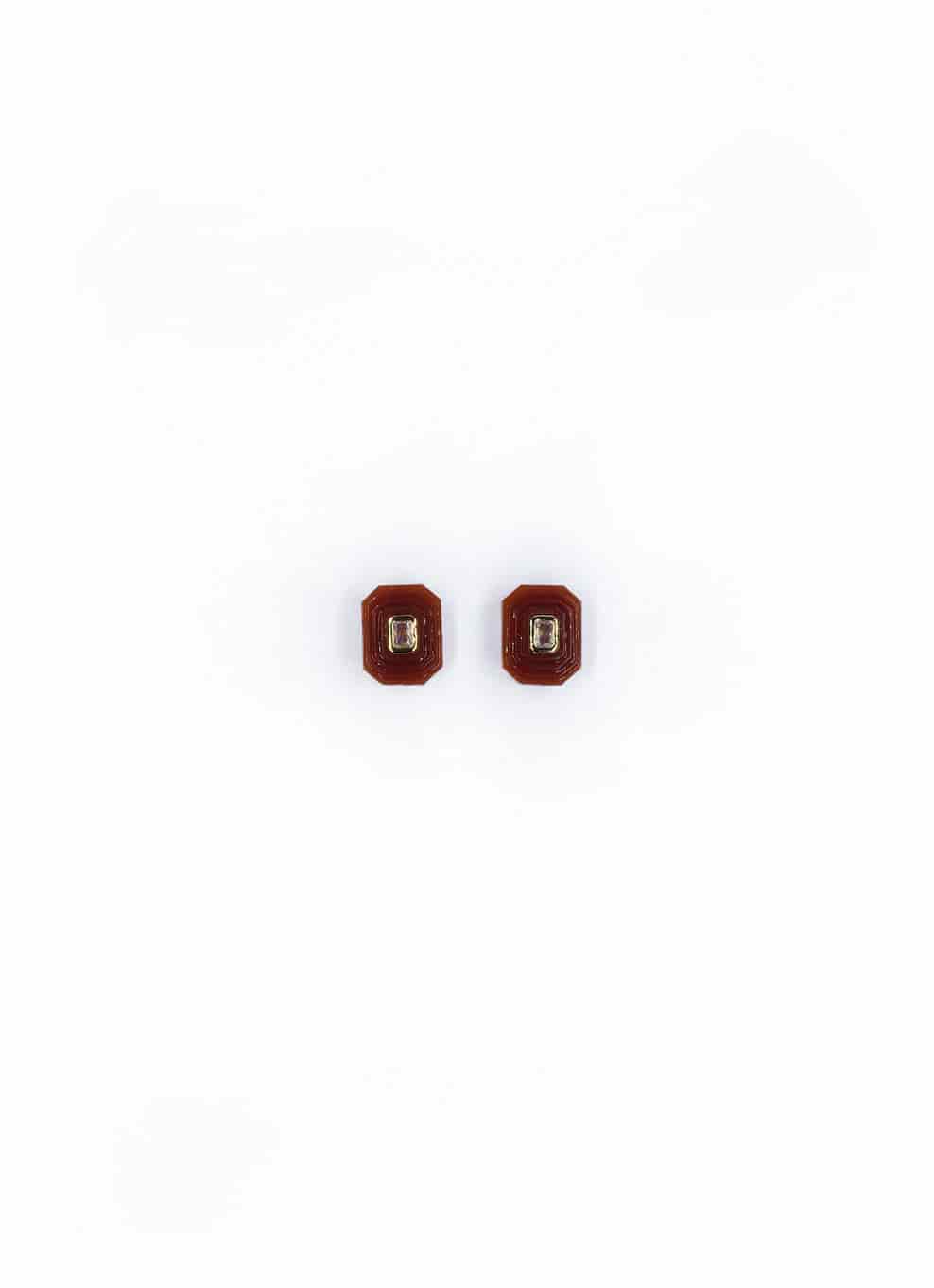 OTTAGONO S - BORDEAUX EARRINGS - miniatura 4