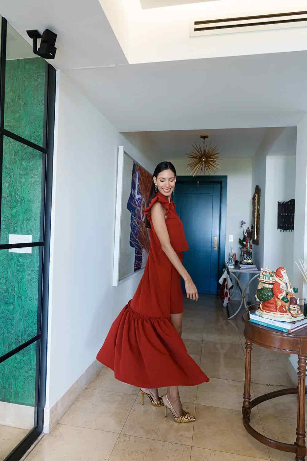 Shelly Ruffle Set - Red - miniatura 4