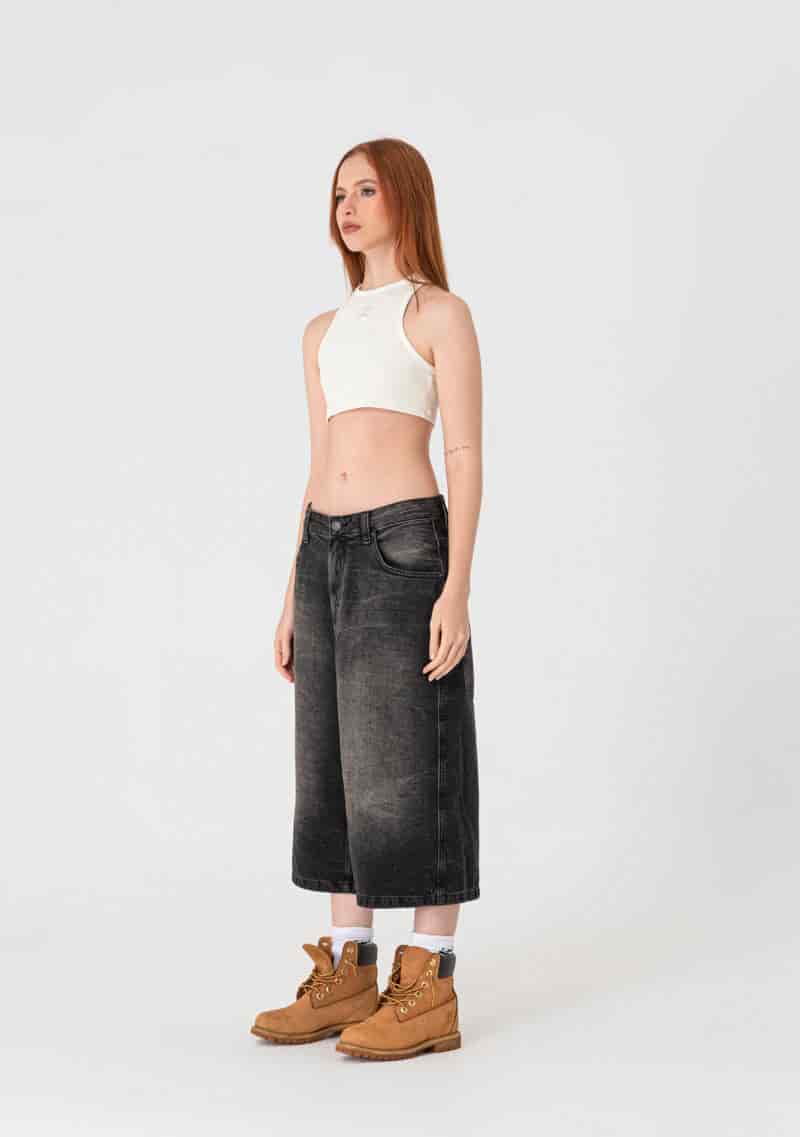 Heraldic cream crop top - miniatura 5