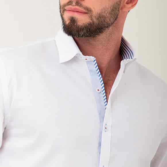 CAMISA ML 100% ALGODON HOMBRE - miniatura 4