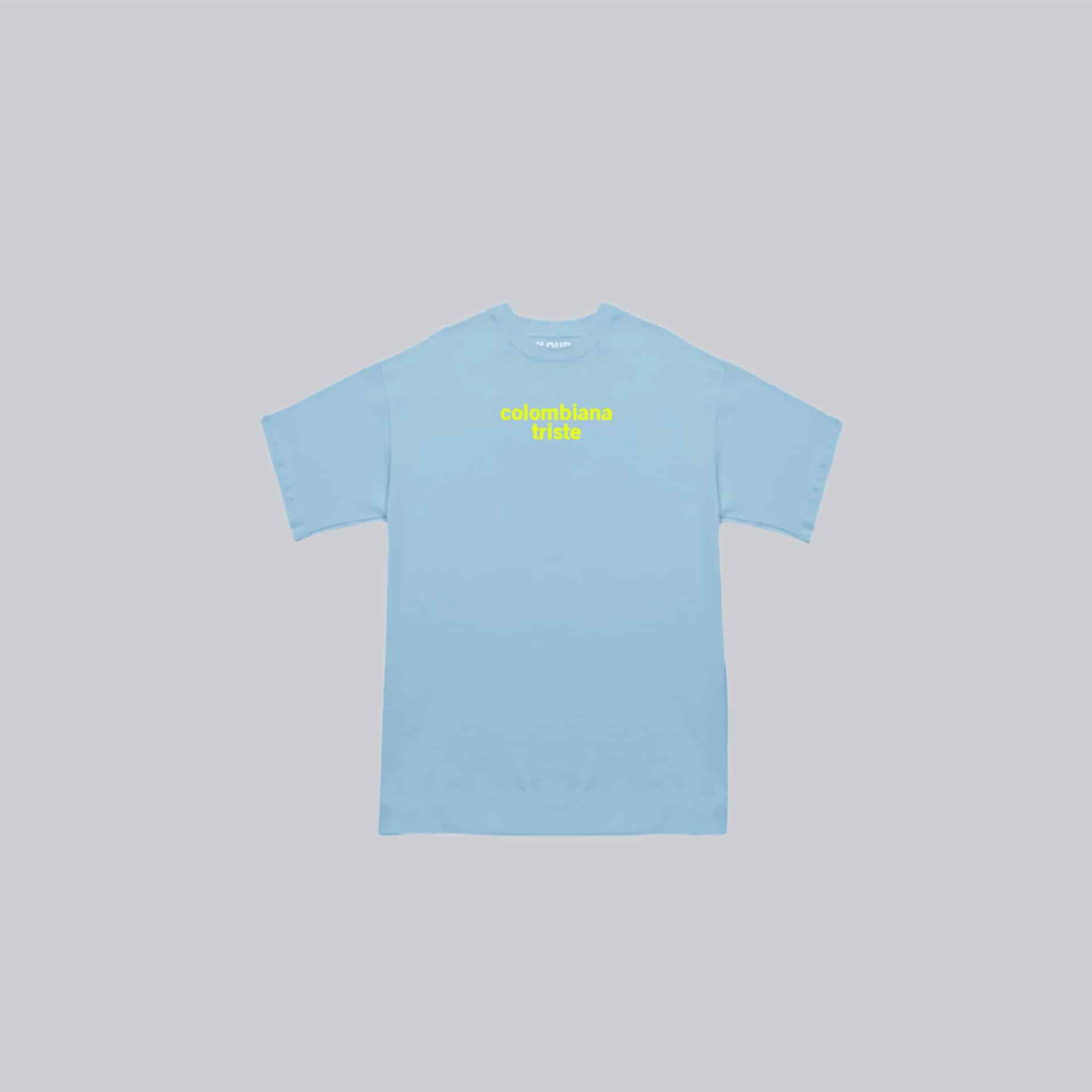 Baby tee colombiana triste azul bebe - miniatura 1