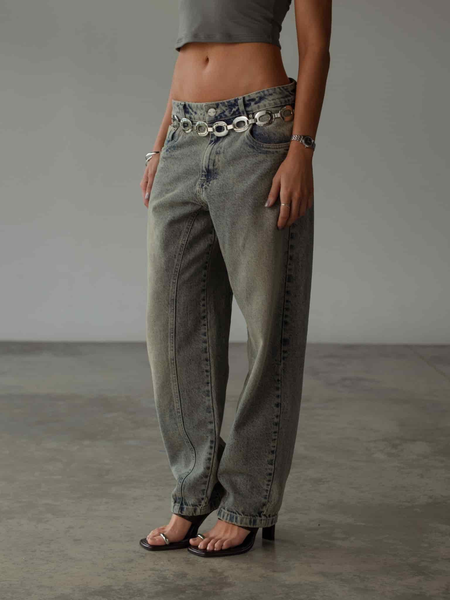 LONG BARREL JEAN - SUNBLEACHED - miniatura 1