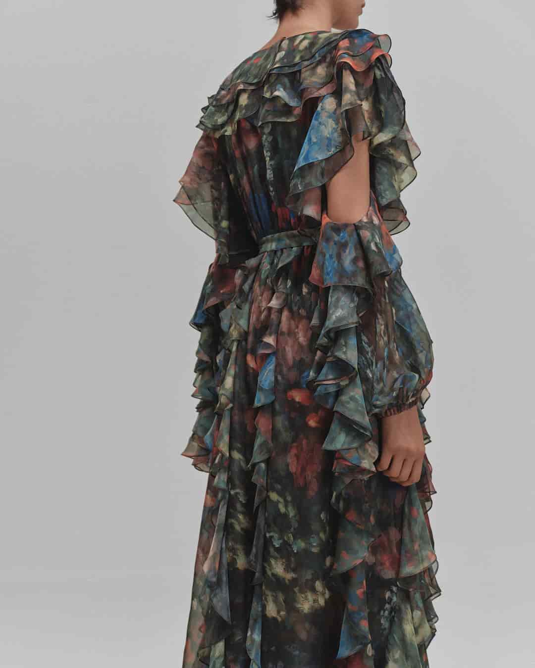 "PEONIA" MAXI DRESS - miniatura 2