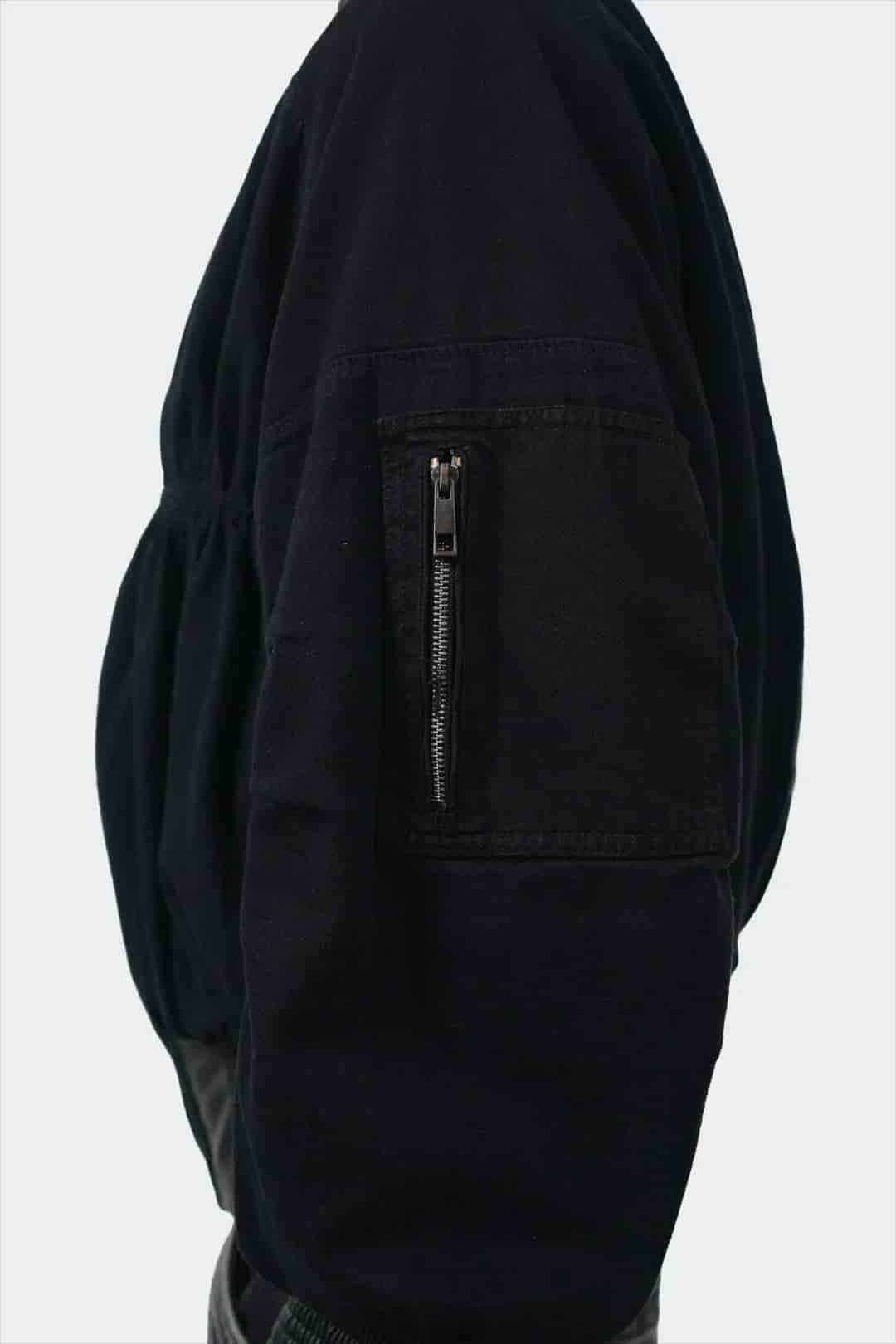 VENENO CHAQUETA DENIM CUERO BOMBER - miniatura 9