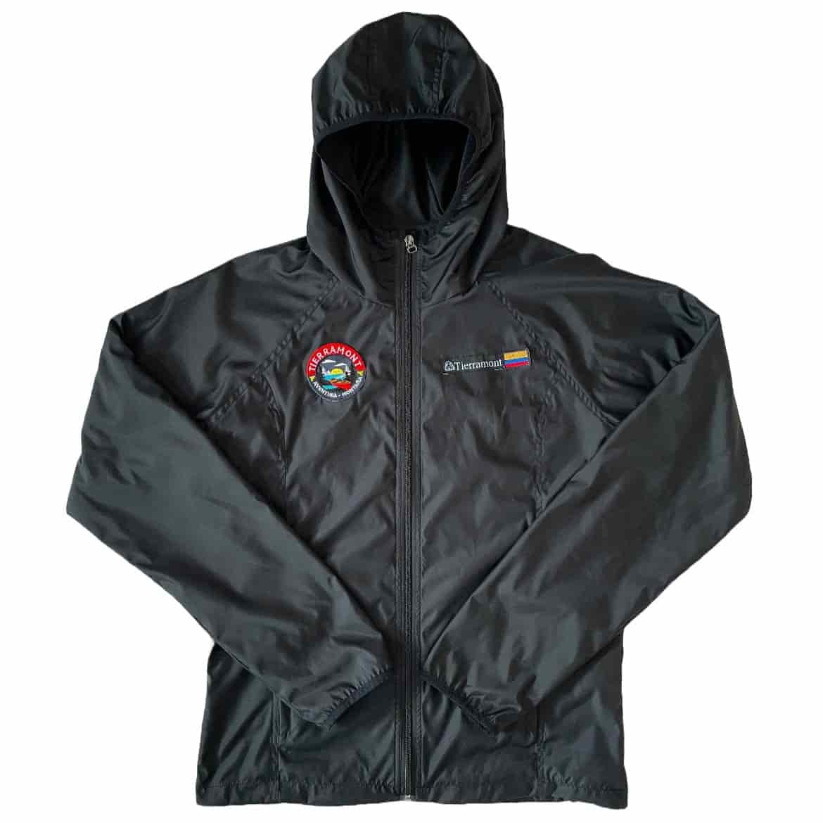 Chaqueta Impermeable Pionono Negra Dama - miniatura 2