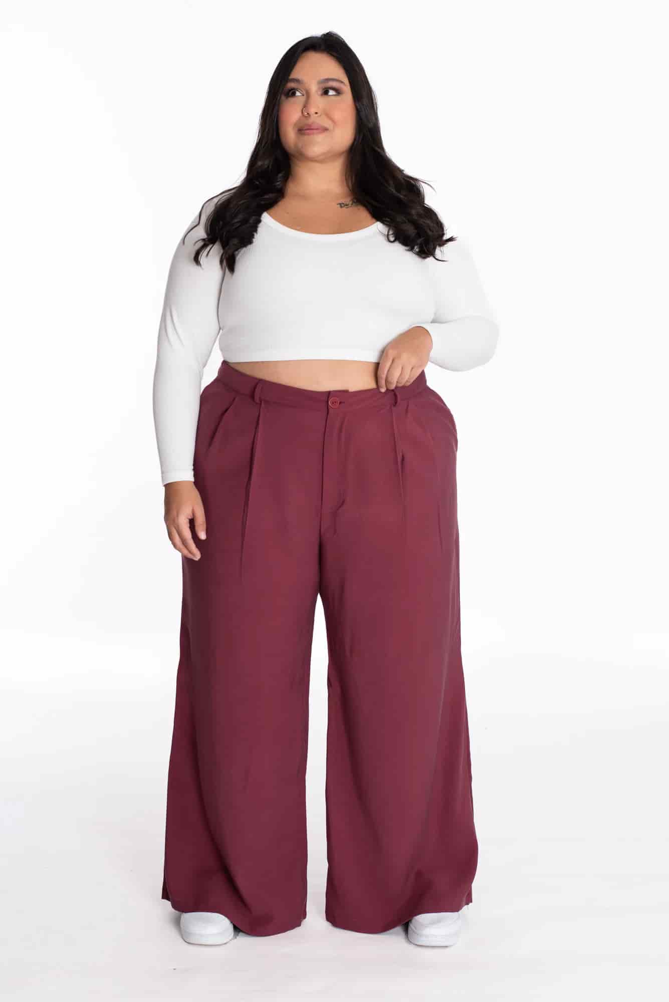 Pantalón Larisa Vino Tinto - miniatura 8