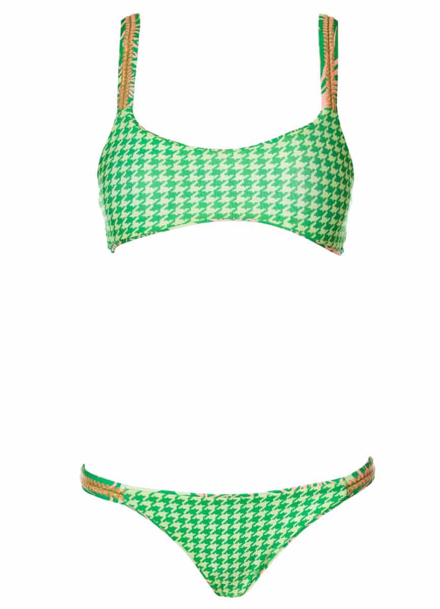 Maaji Soft Coral Quinn Low Rise Thin Side Bikini Bottom - miniatura 6