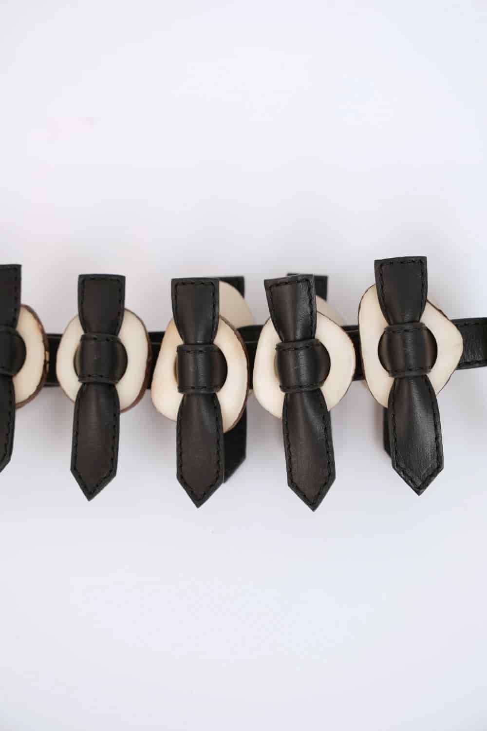 AMULETO BELT - NAPA NERO - miniatura 5
