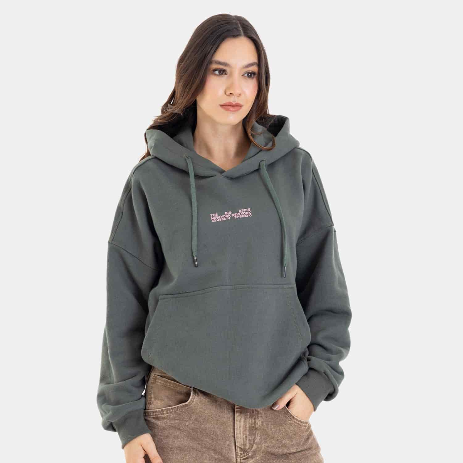 The Big Apple Hoodie Olive - miniatura 10