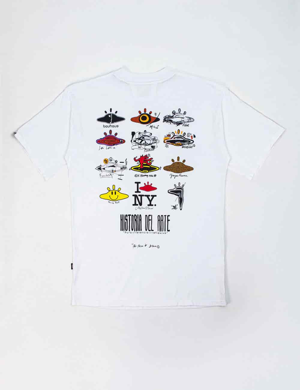 Camiseta Oversize Historia del arte  blanco Hombre - miniatura 5