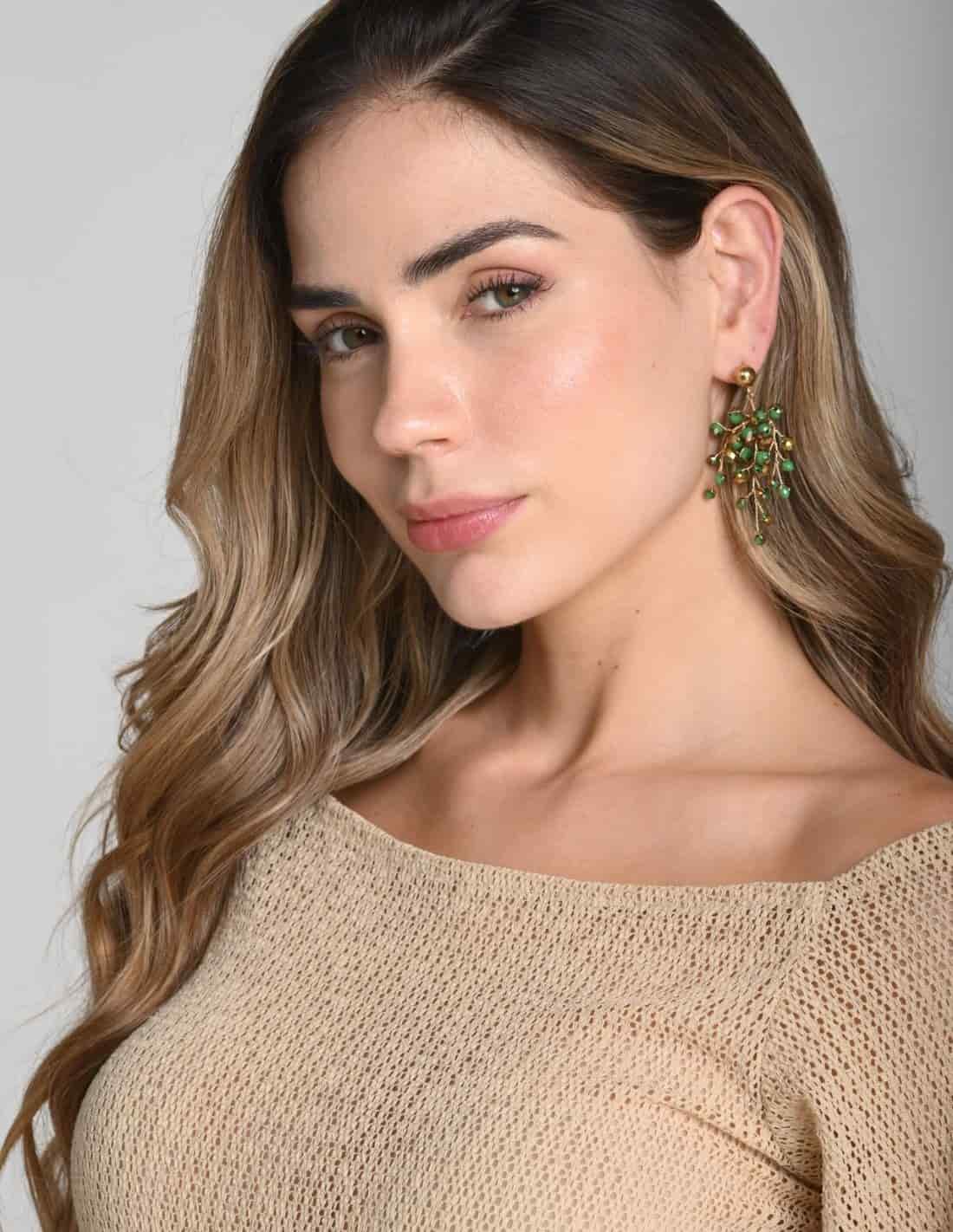Areta Elara Emerald Green + Golden - miniatura 1