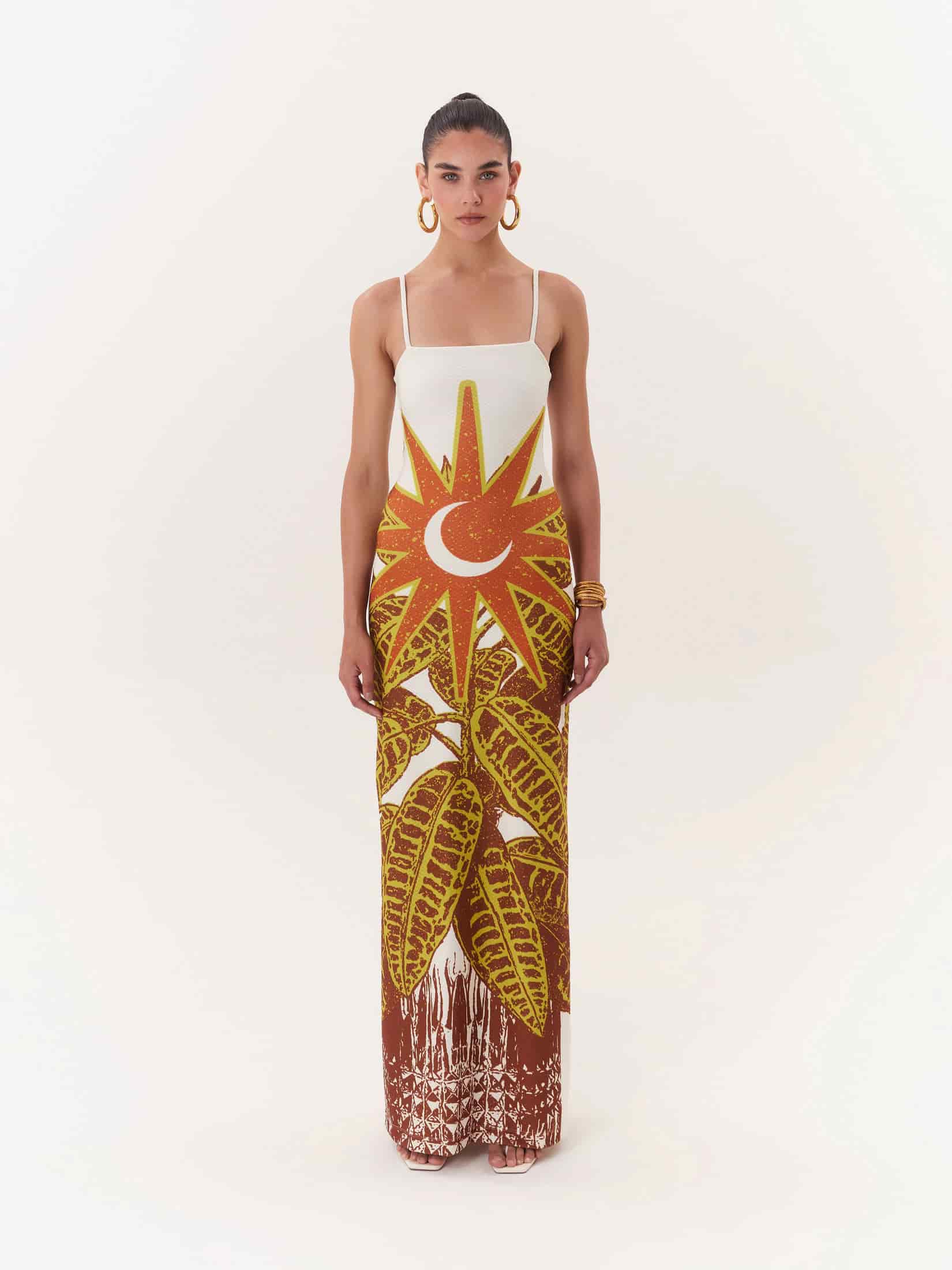 Maxi Dress Solar - Café - miniatura 1