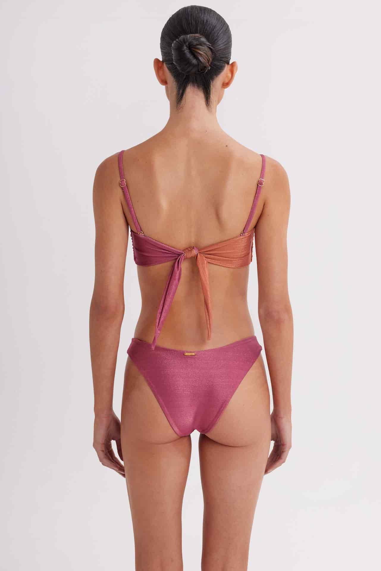 Top de Bikini Hana Magenta - miniatura 2