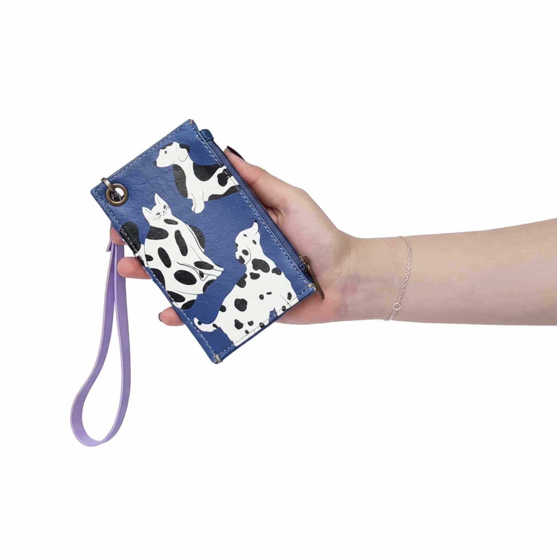 Portadocumento Para Mujer Paraguay Azul Con Pulsera Pets & Friends - miniatura 3