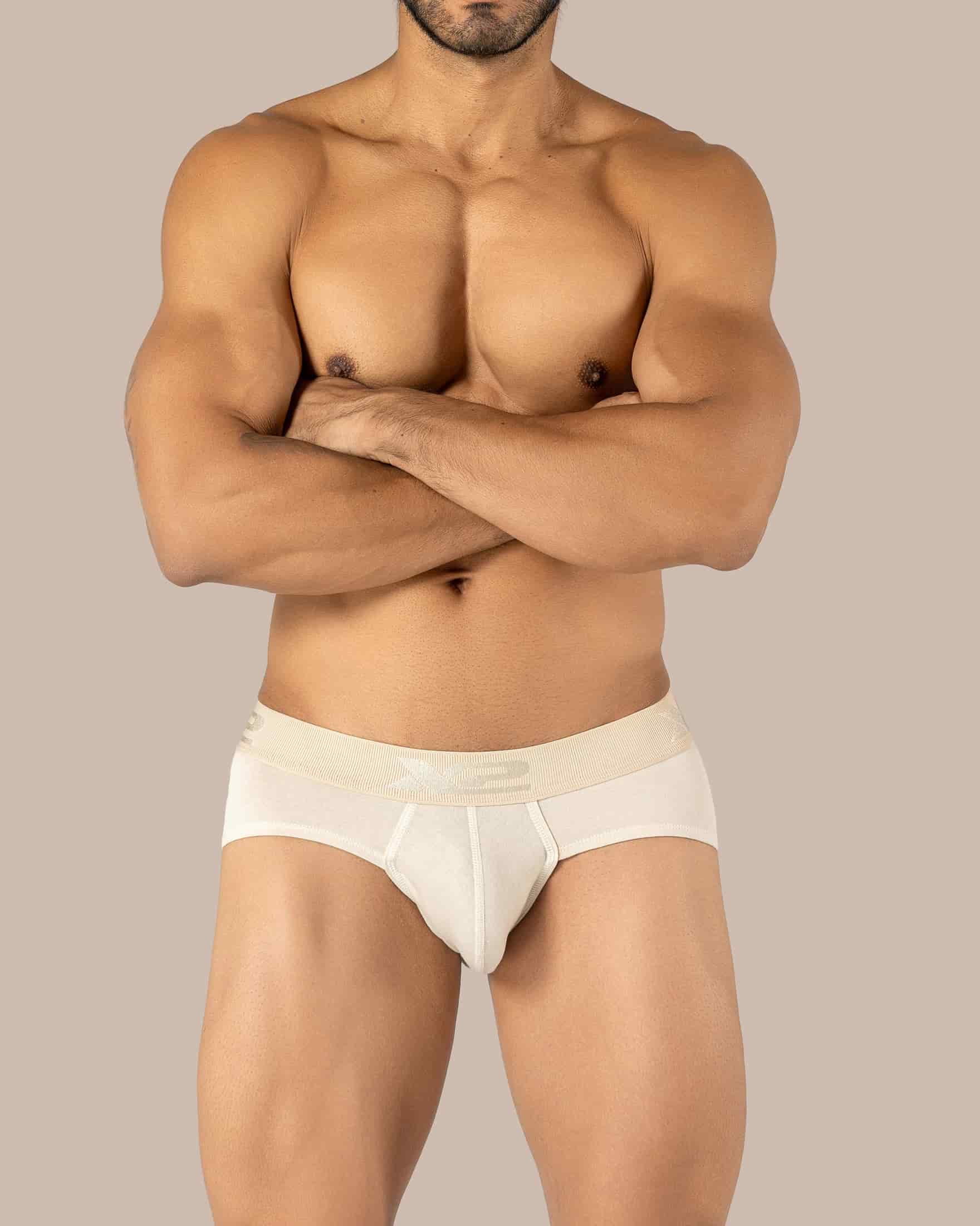 Brief Torino Algodón Beige X2 - miniatura 1