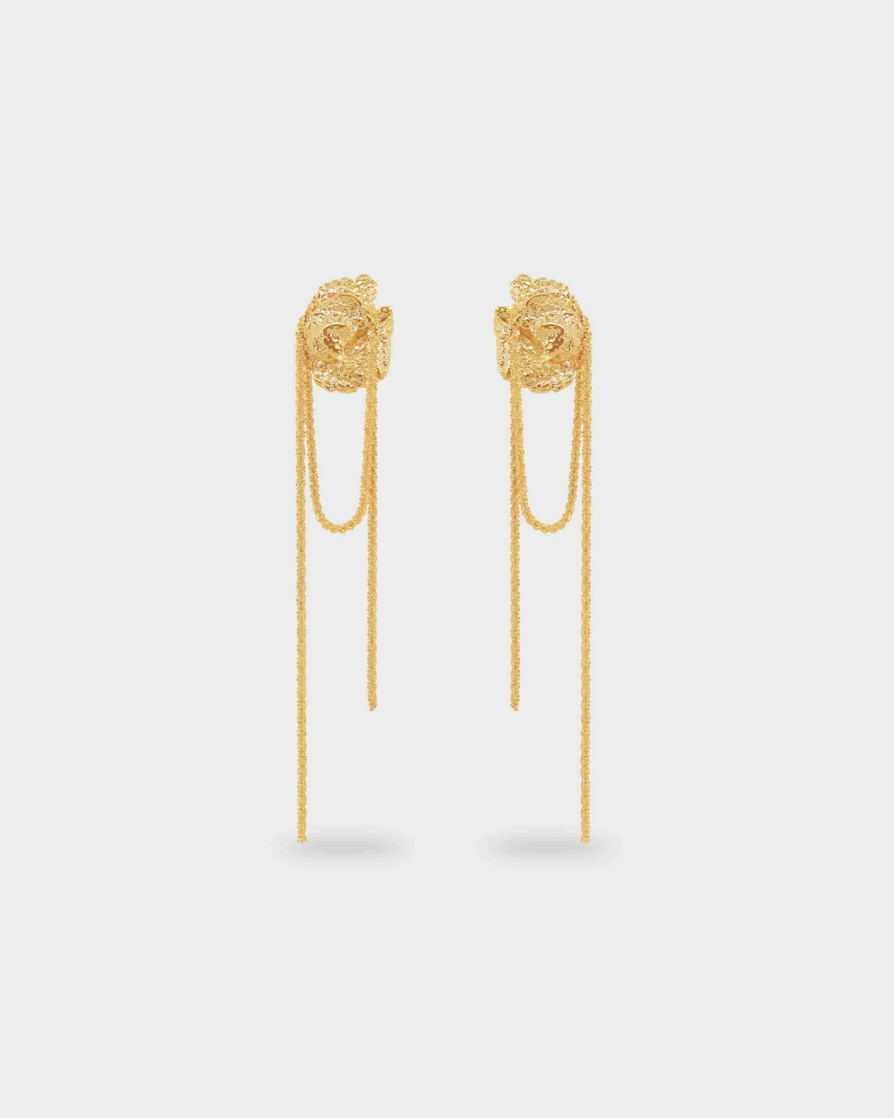Aretes Largos Textura - miniatura 2