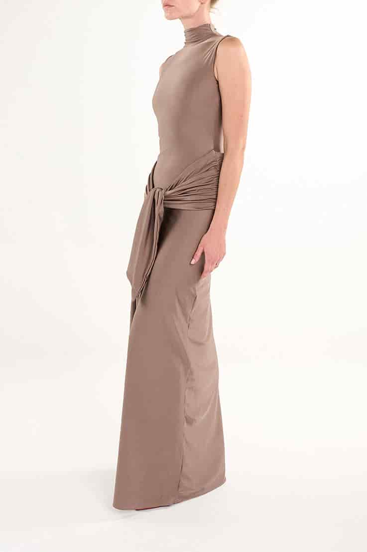 SEPPIA ASIL LONG DRESS - miniatura 3