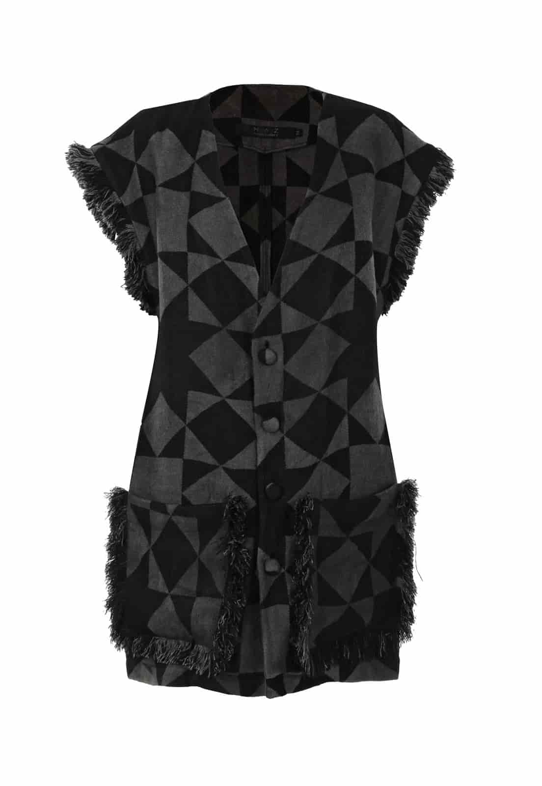 PATTERN SUIT VEST - miniatura 1