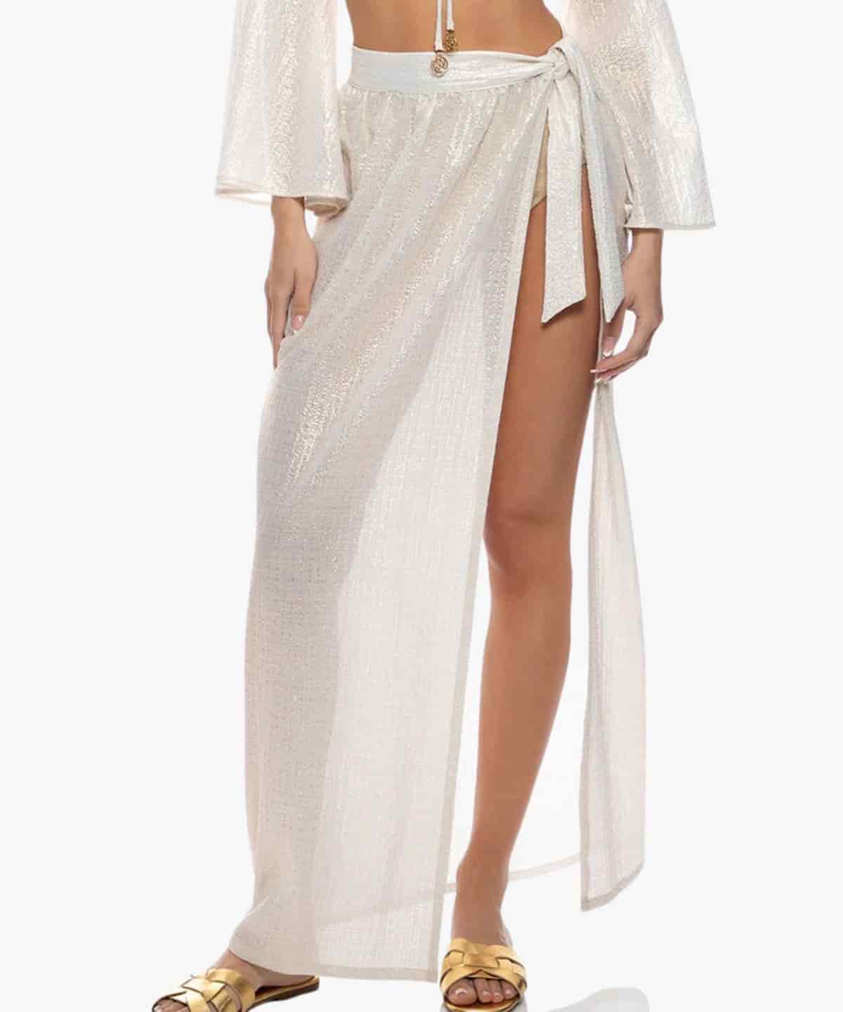 Celestial Tides Long Wrap Skirt - miniatura 1