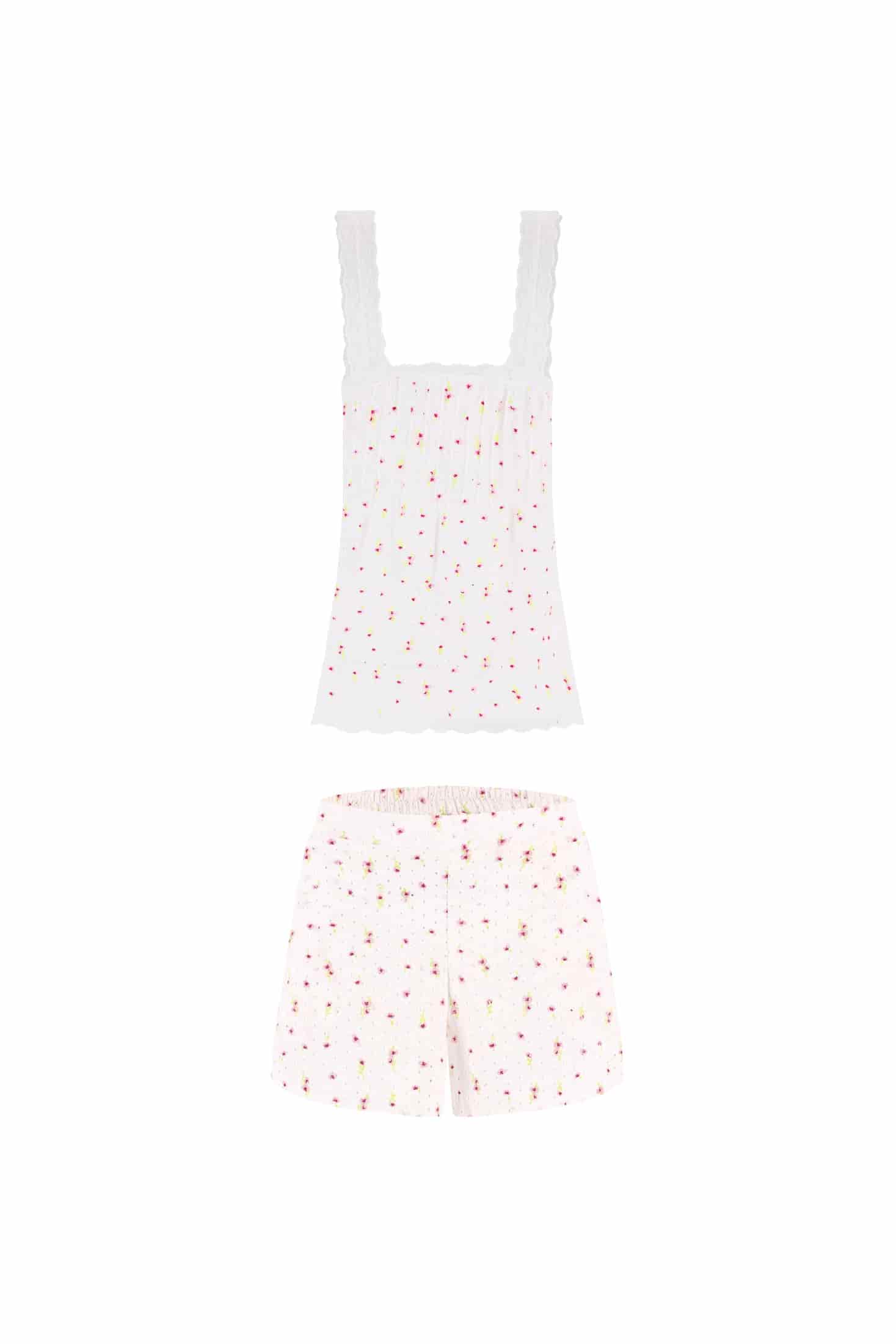 PIJAMA SHORT ELLIPSE SOÑADORA OJALILLO ESTAMPADO - miniatura 4