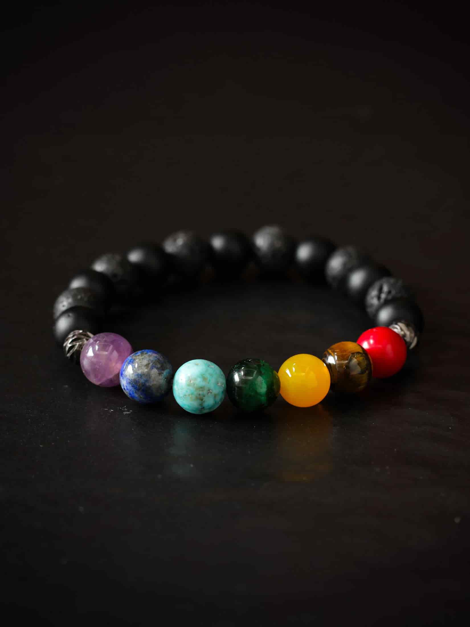 Brazalete 7 Chakras 8mm - miniatura 2