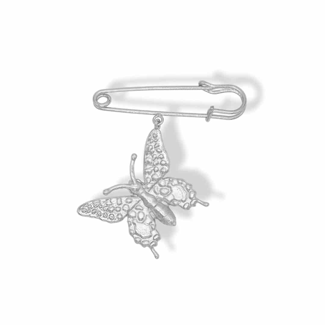 Pin tipo gancho con mariposa grande - miniatura 4