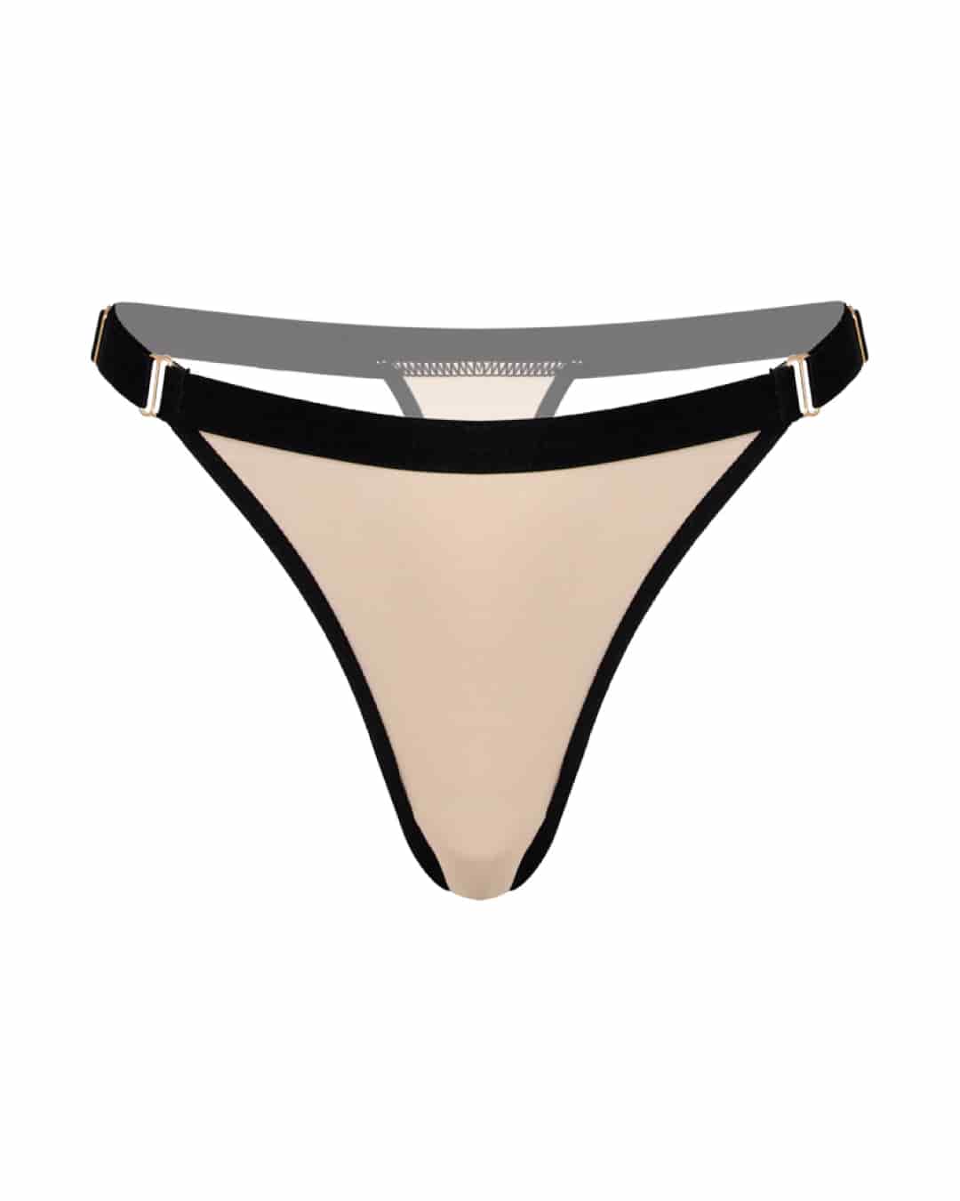 Panty tanga - CHIARA CHAMPAGNE Talla: XL - miniatura 2