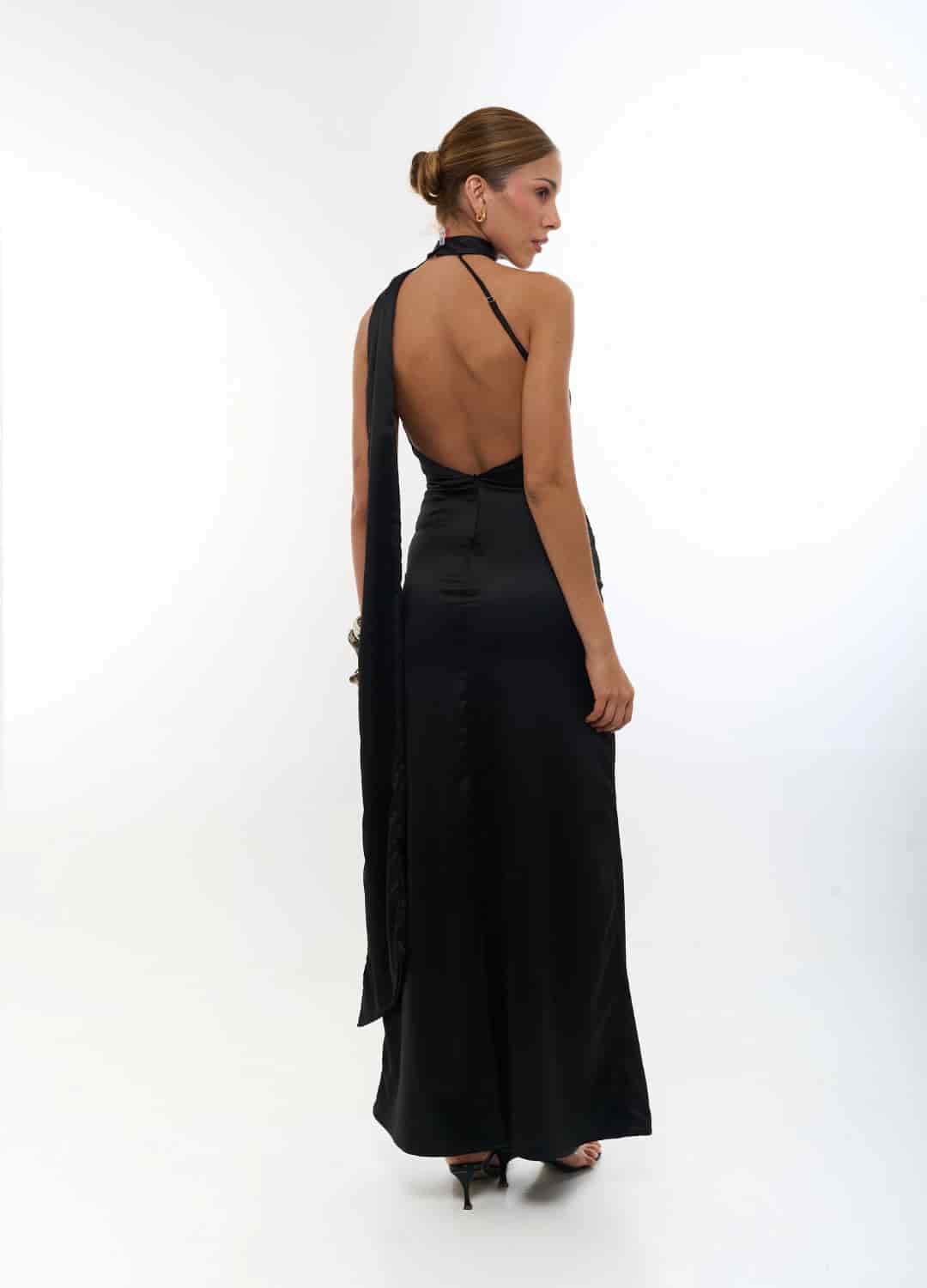 Vestido Maid Of Honor Negro - miniatura 2