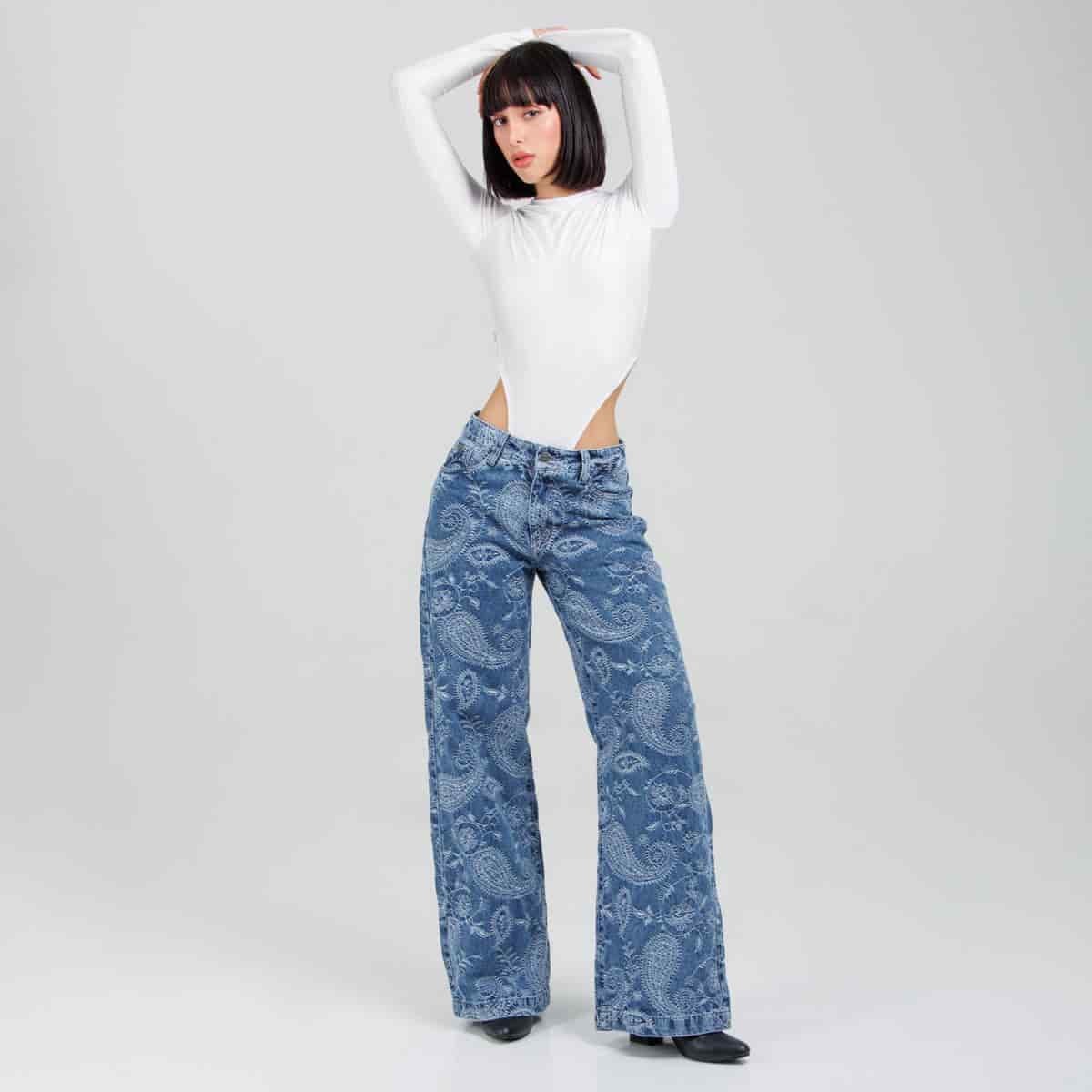 Jean Wide Leg Ax-3108 Rigido - miniatura 1