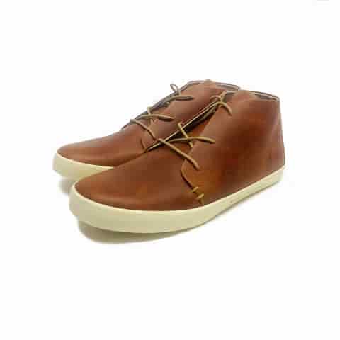 Botines Para Hombre Basil en Cuero Coñac Suela Alta - miniatura 2